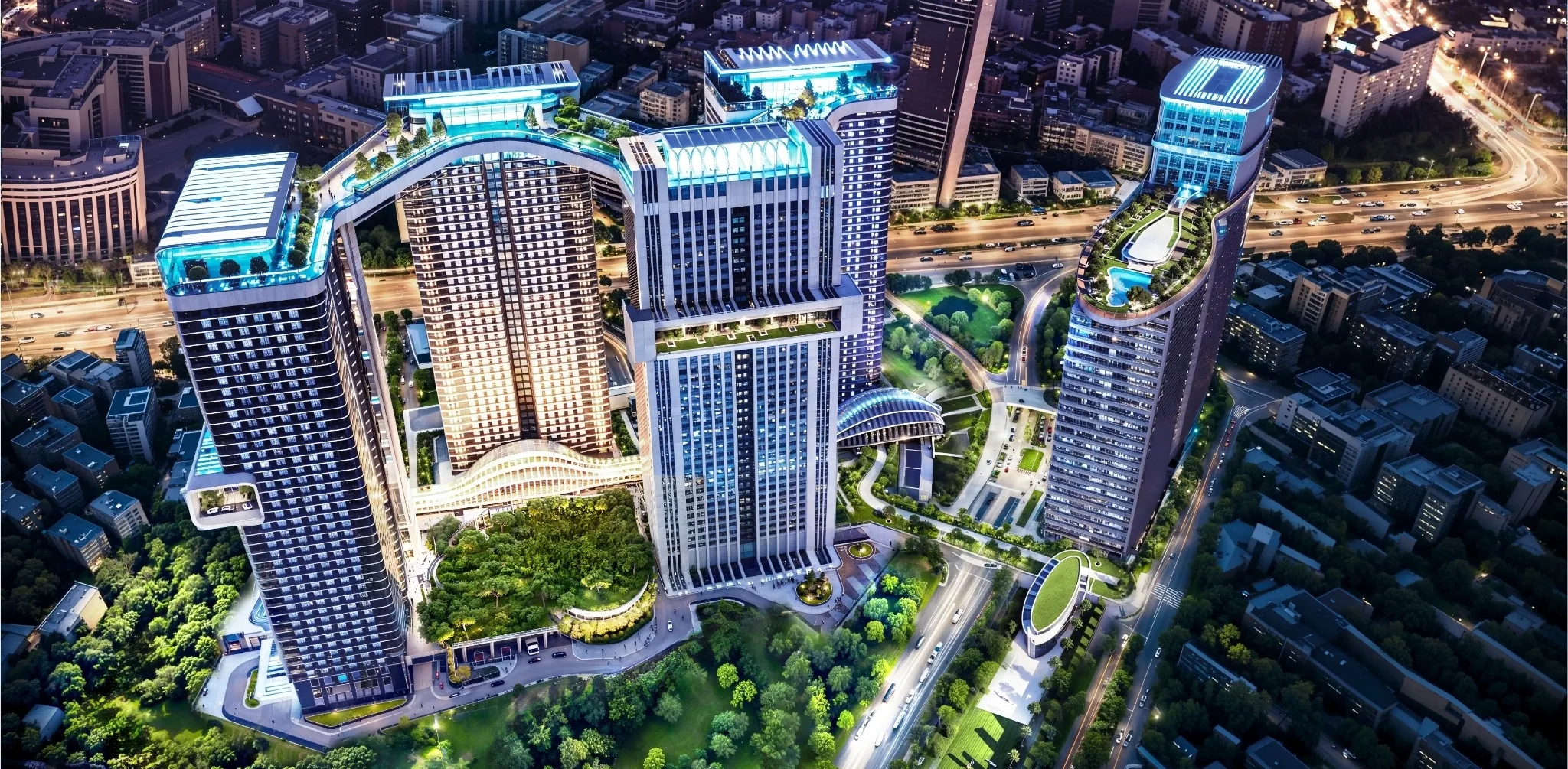 İstanbul’da Satılık Lüks Daireler Geniş Yeşil Alanlar Maslak ve Taksim’e Yakın