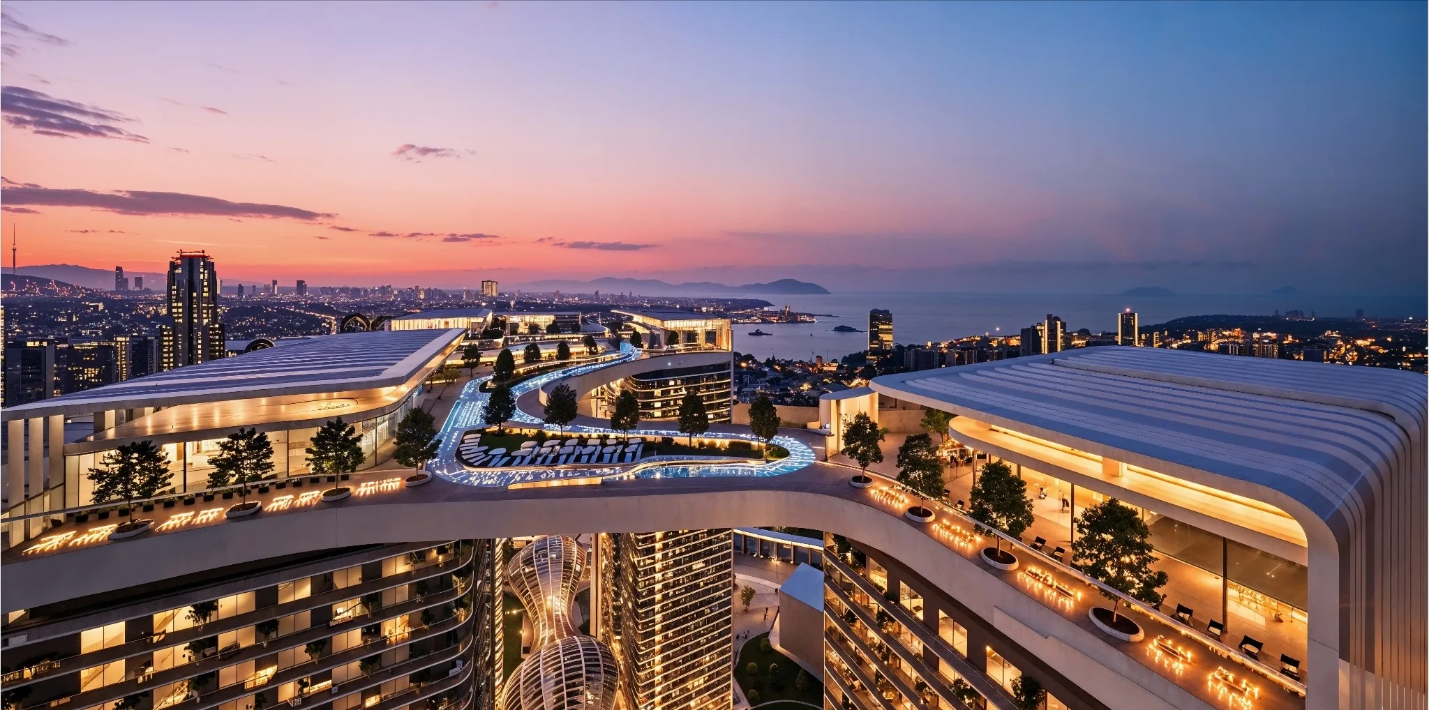 İstanbul’da Satılık Lüks Daireler Geniş Yeşil Alanlar Maslak ve Taksim’e Yakın