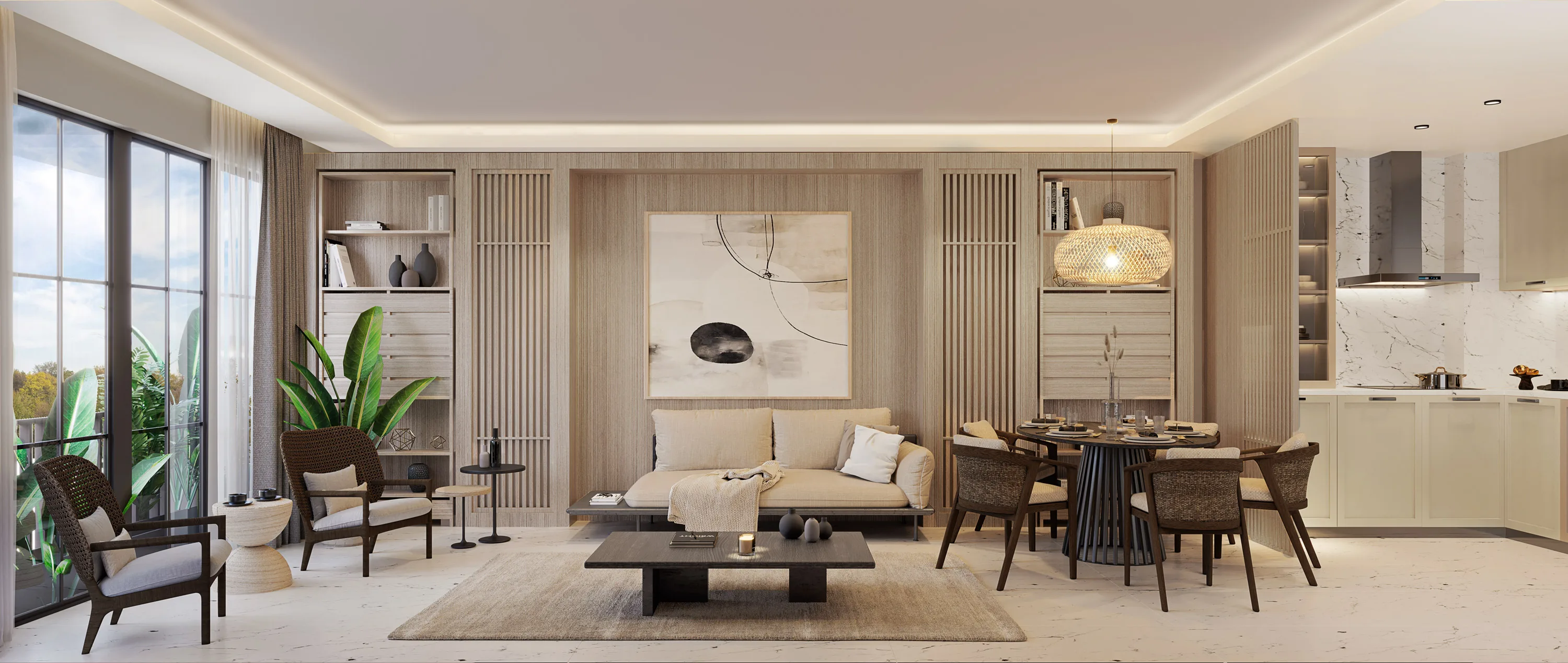 Küçükçekmece’de Satılık Daireler Metrobüse 2 Dakika Geniş Peyzajlı Modern Konut Projesi