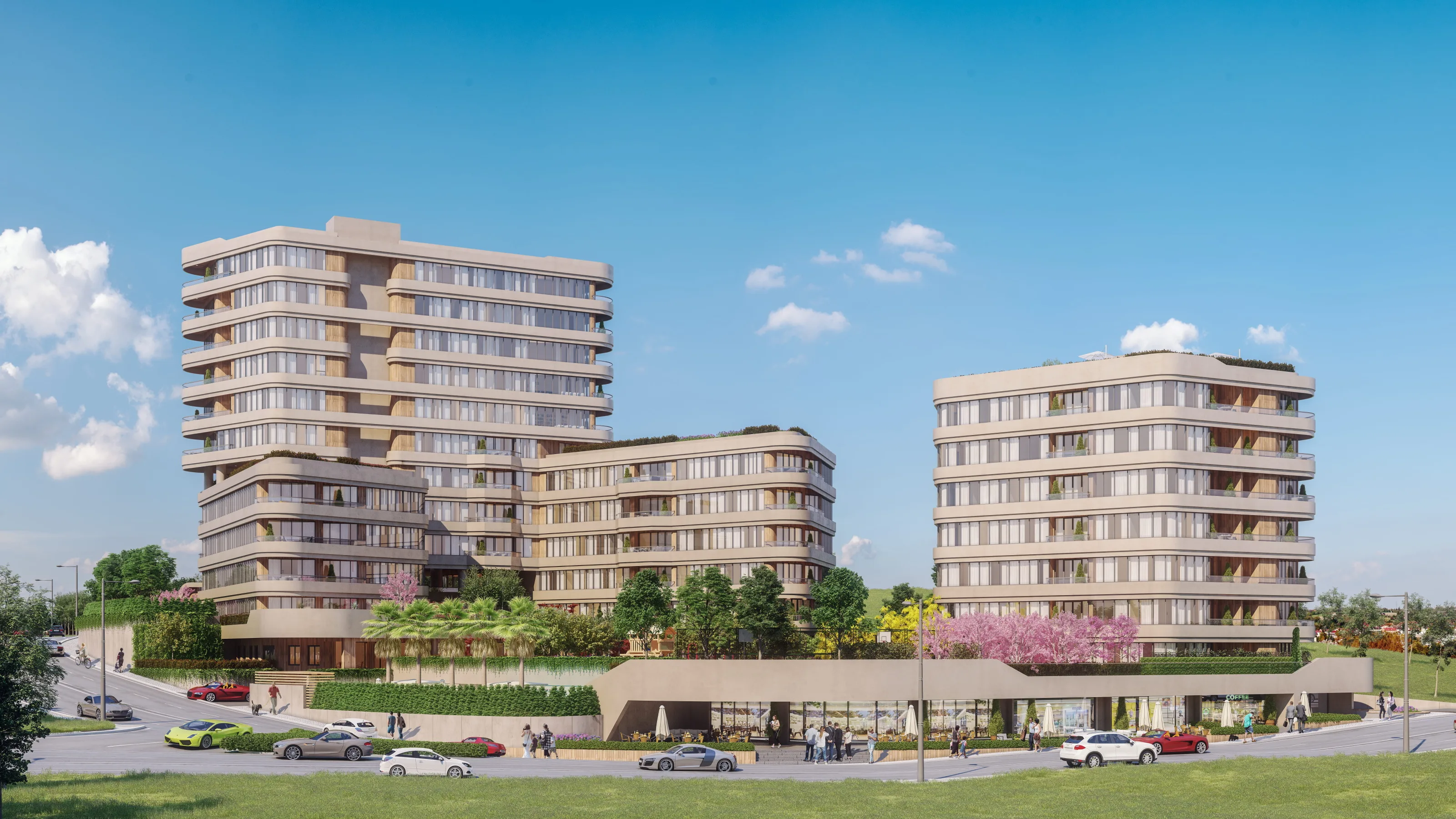 Ümraniye’de Satılık Daireler Finans Merkezi Kalbinde Modern Proje Geniş Yeşil Alanlı