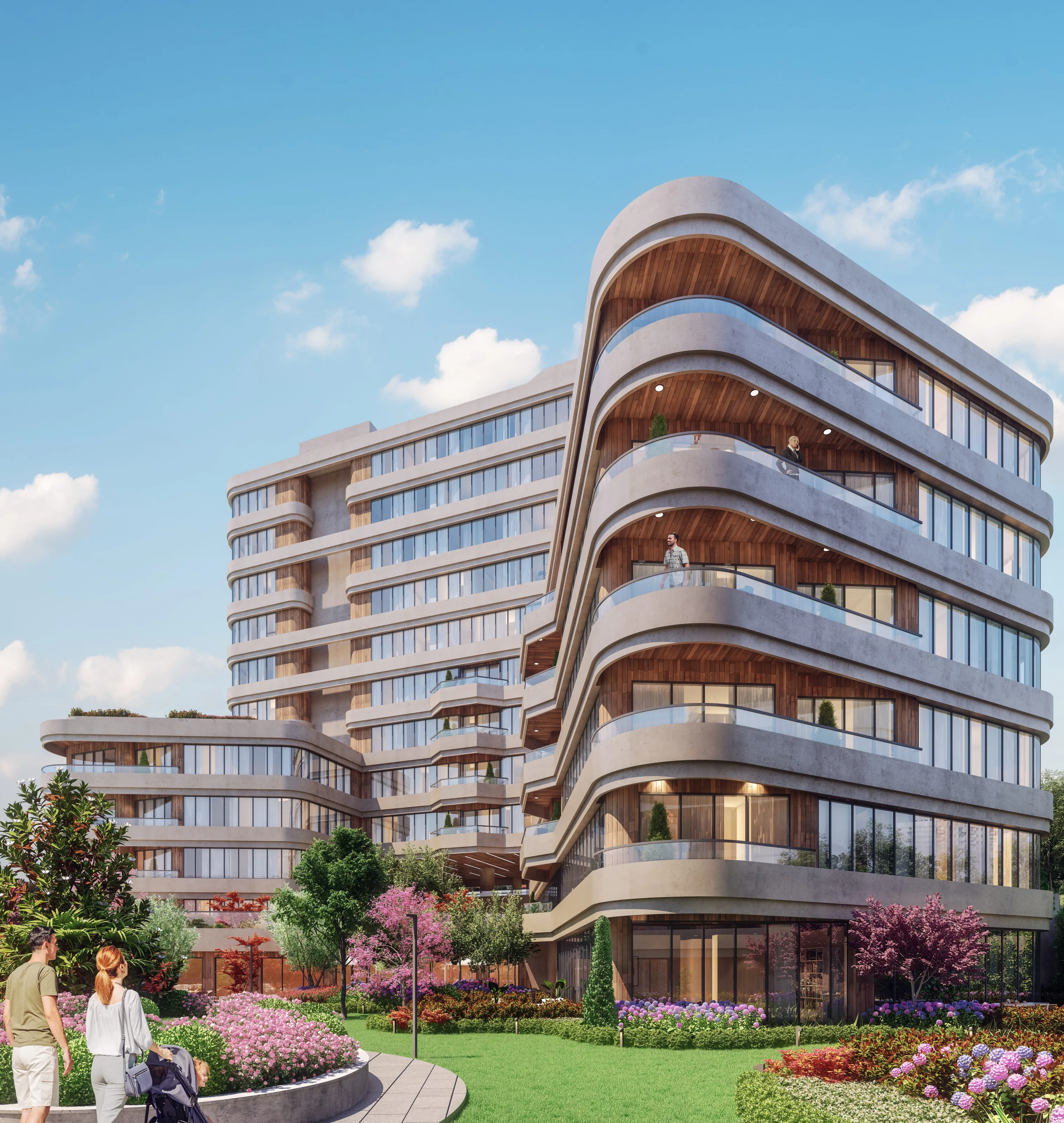 Ümraniye’de Satılık Daireler Finans Merkezi Kalbinde Modern Proje Geniş Yeşil Alanlı