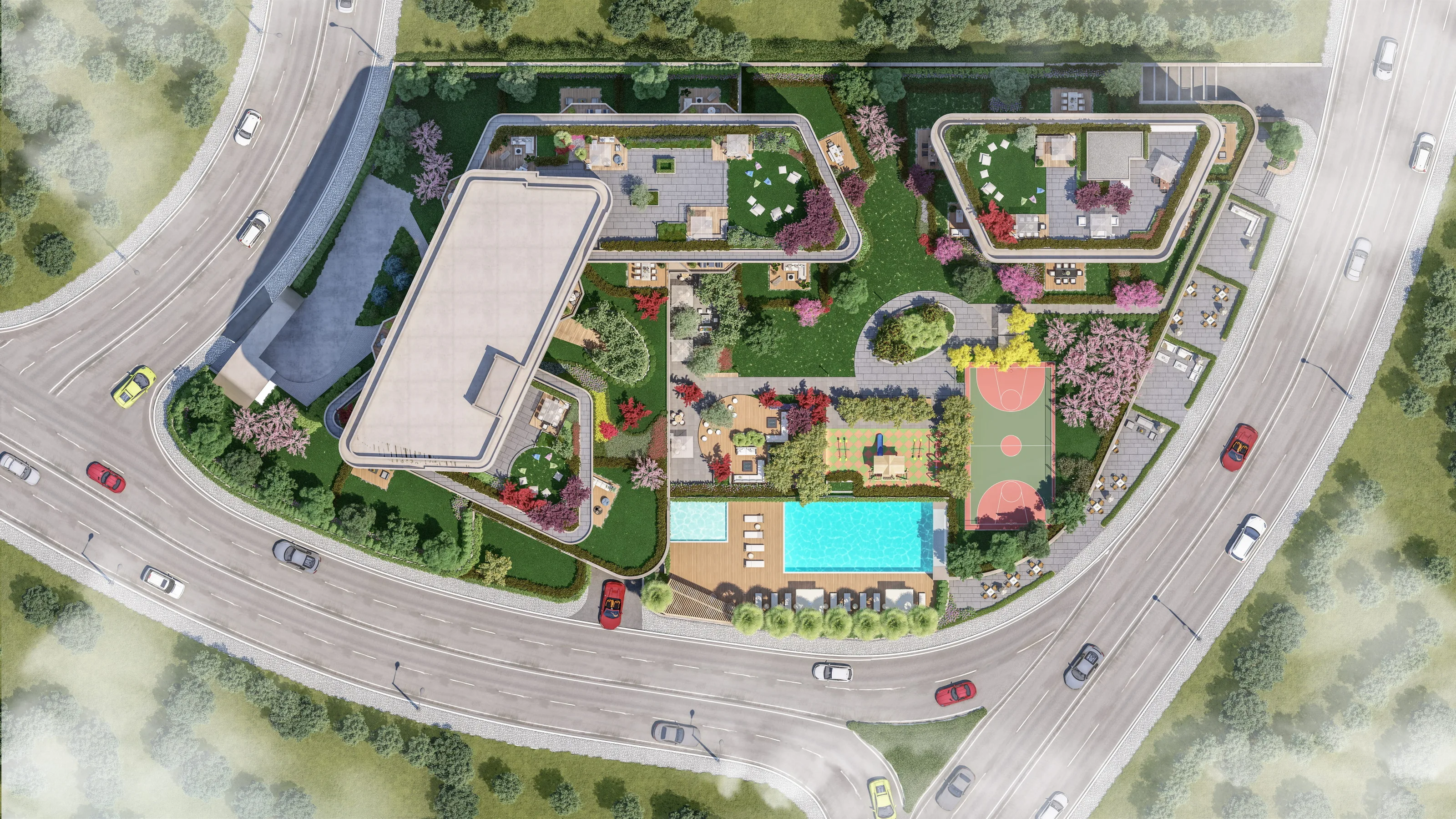 Ümraniye’de Satılık Daireler Finans Merkezi Kalbinde Modern Proje Geniş Yeşil Alanlı