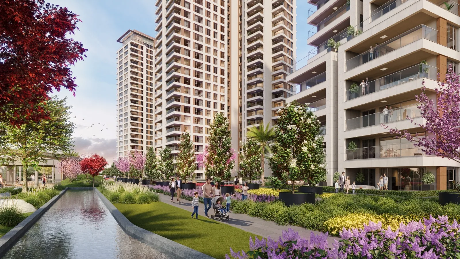 Kartal’da Satılık Daireler Geniş Yeşil Alanlı ve Sosyal Tesisli Büyük Ölçekli Proje