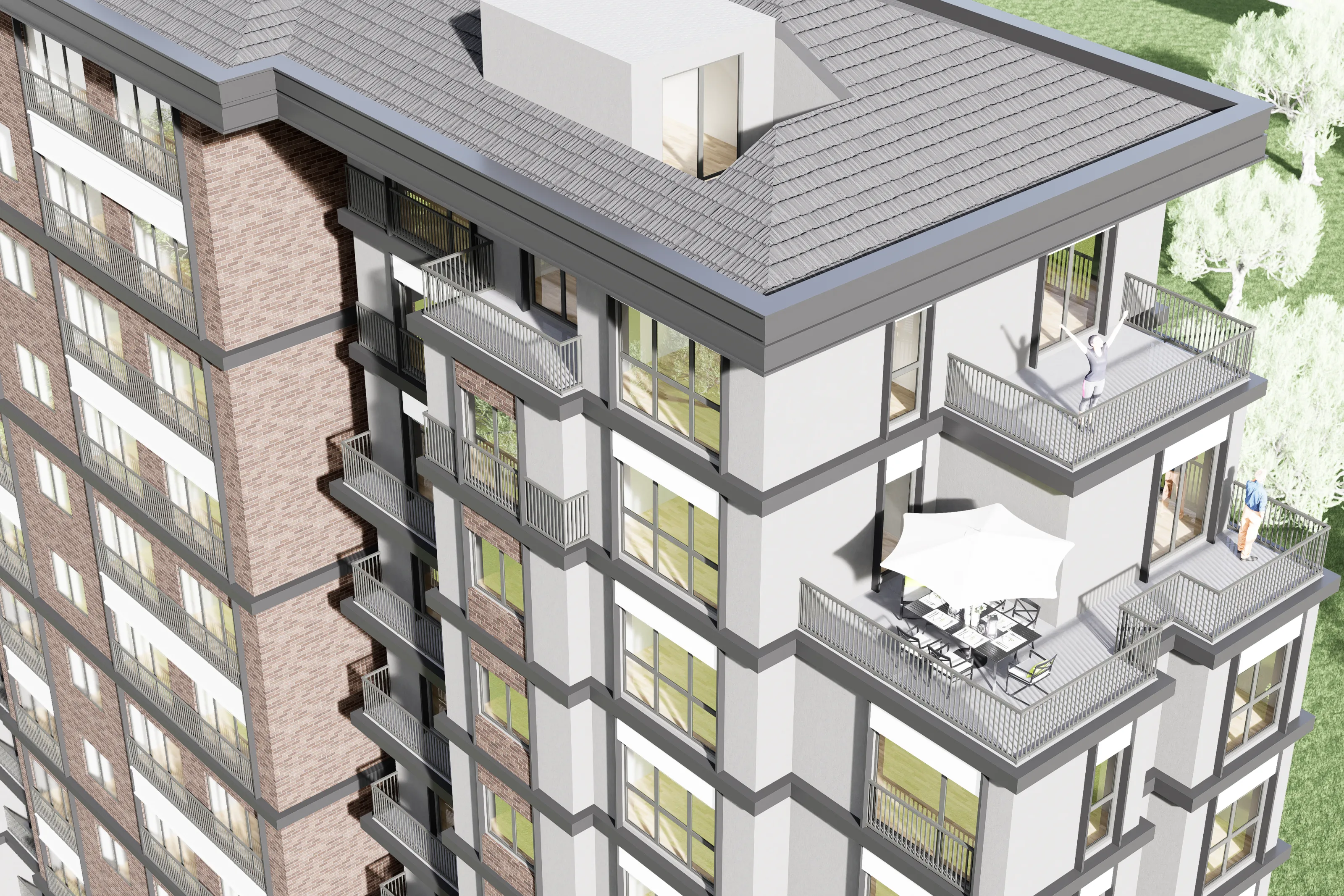 Topkapı’da Satılık Daireler 15 Katlı Modern Bina 1+1 2+1 3+1 Seçenekleri