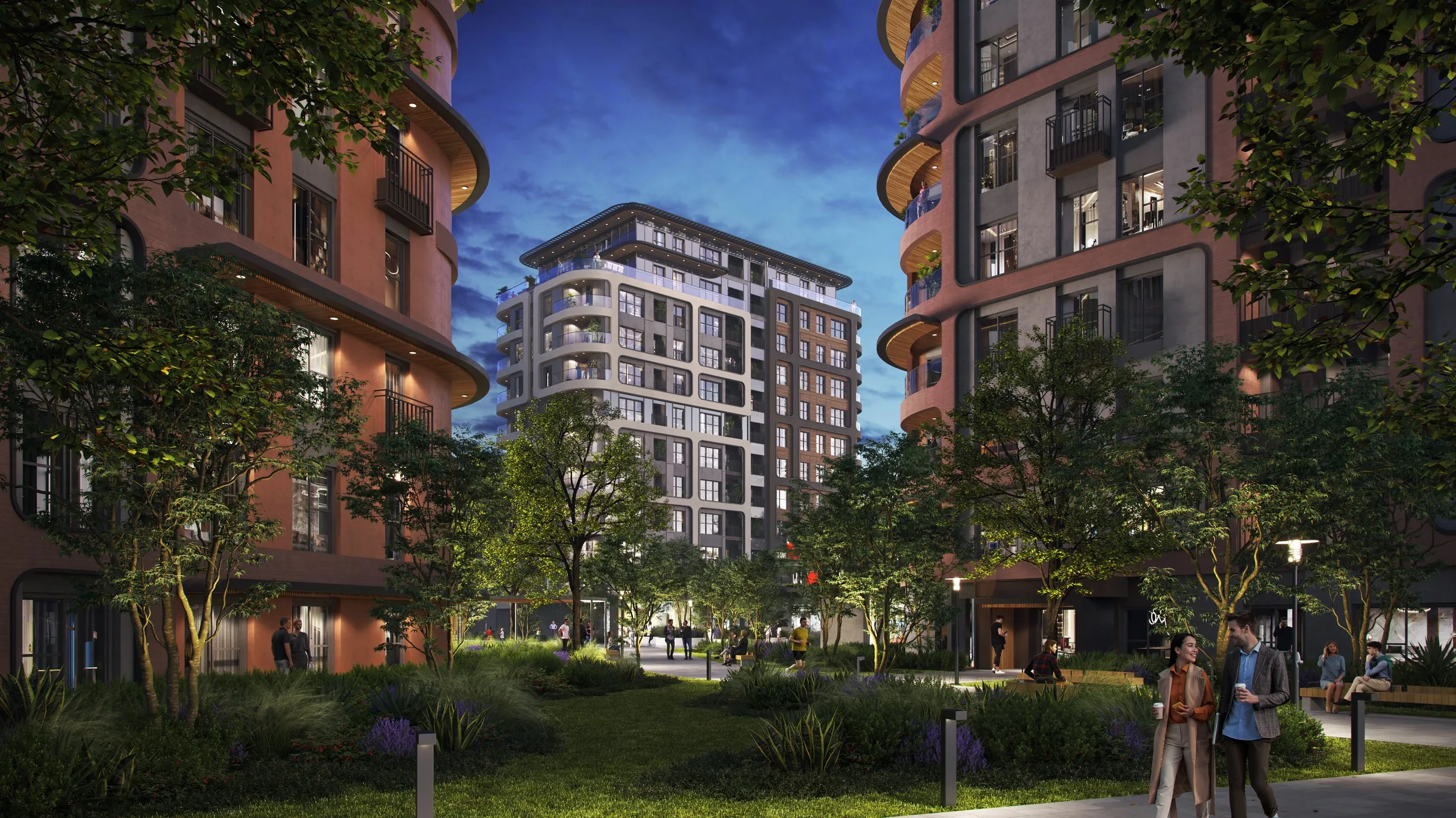 Eyüpsultan’da Satılık Daireler Haliç’e Yakın Geniş Yeşil Alanlı Aile Konseptli Proje