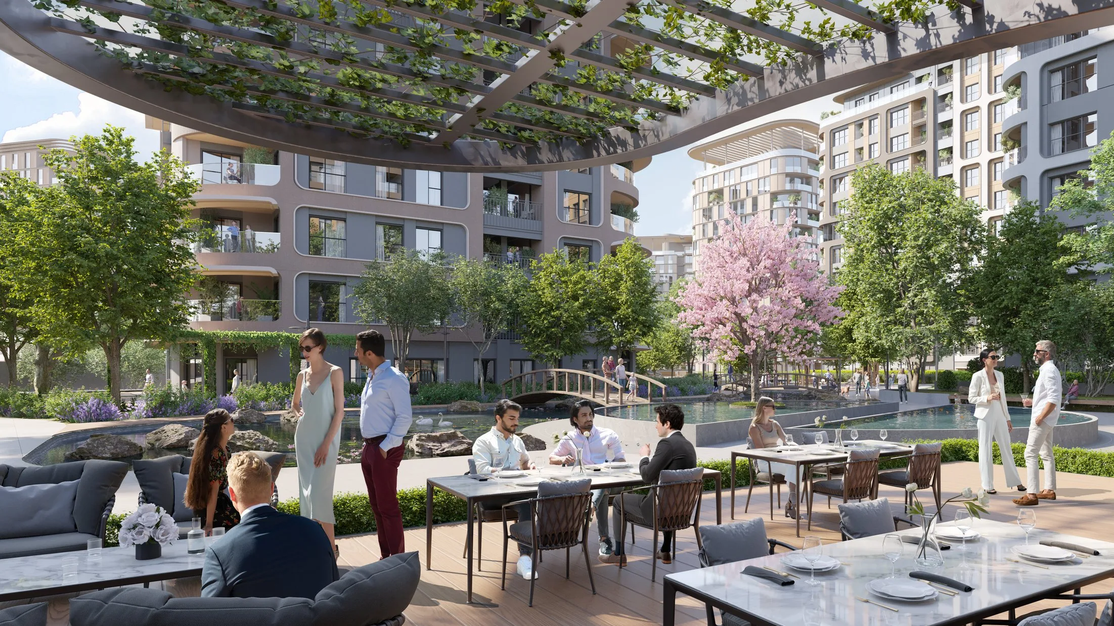 Eyüpsultan’da Satılık Daireler Haliç’e Yakın Geniş Yeşil Alanlı Aile Konseptli Proje