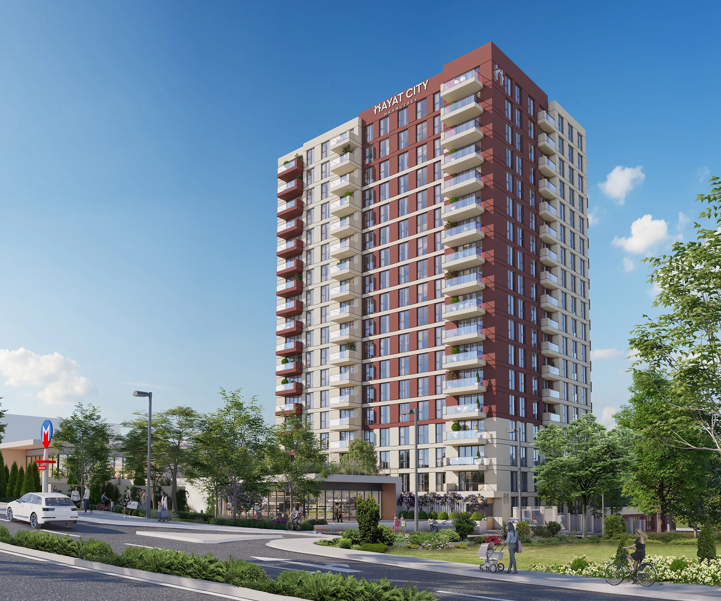 Mahmutbey İstanbul’da Satılık Daireler Bahçeli Yaşam Metro ve Ana Yollara Yakın