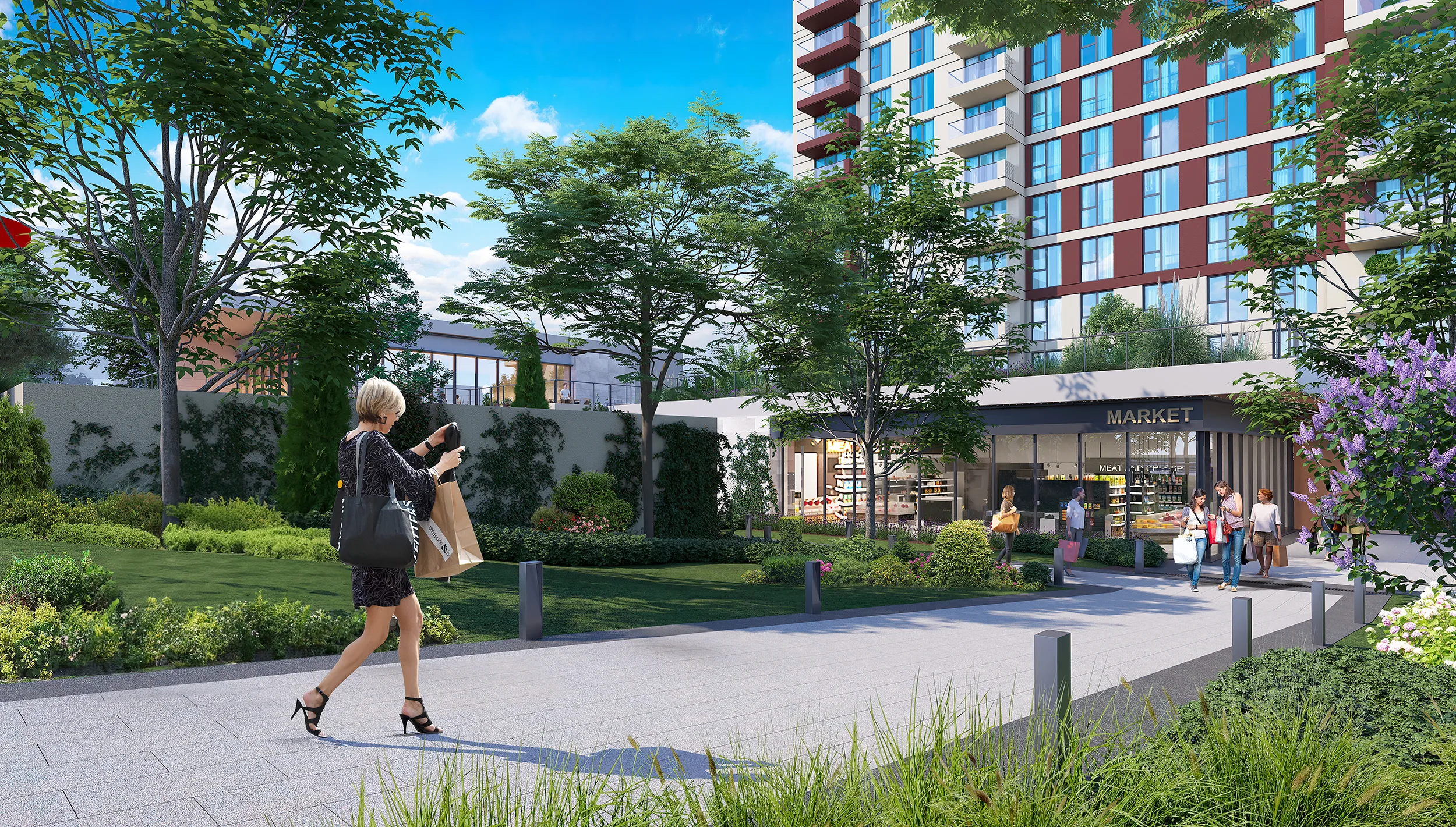 Mahmutbey İstanbul’da Satılık Daireler Bahçeli Yaşam Metro ve Ana Yollara Yakın