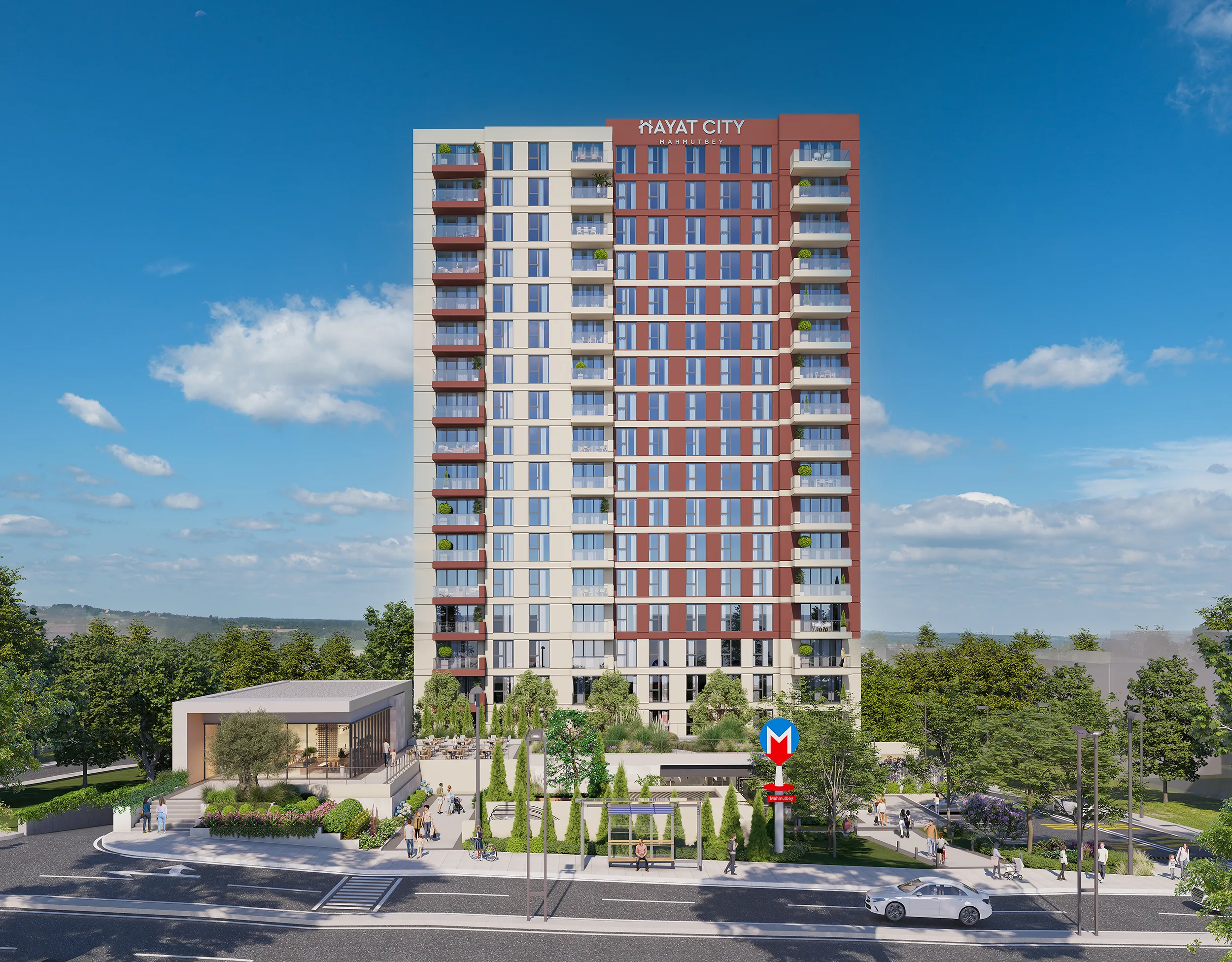 Mahmutbey İstanbul’da Satılık Daireler Bahçeli Yaşam Metro ve Ana Yollara Yakın