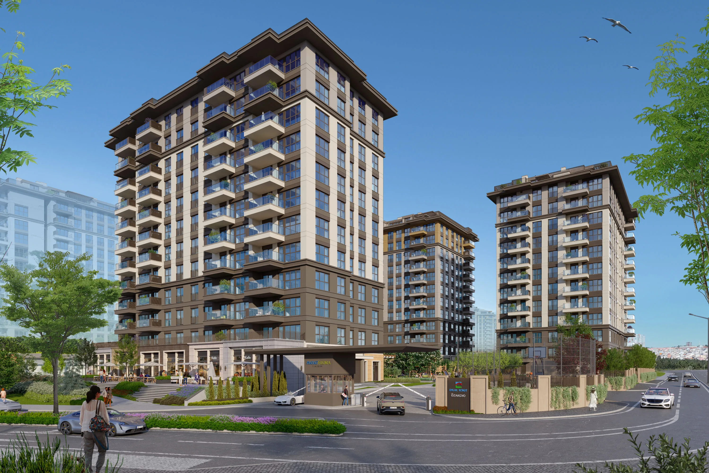 Küçükçekmece’de Satılık Daireler Deniz ve Göl Manzaralı Metro ve Marmaray’a Yakın Yatırımlık Proje