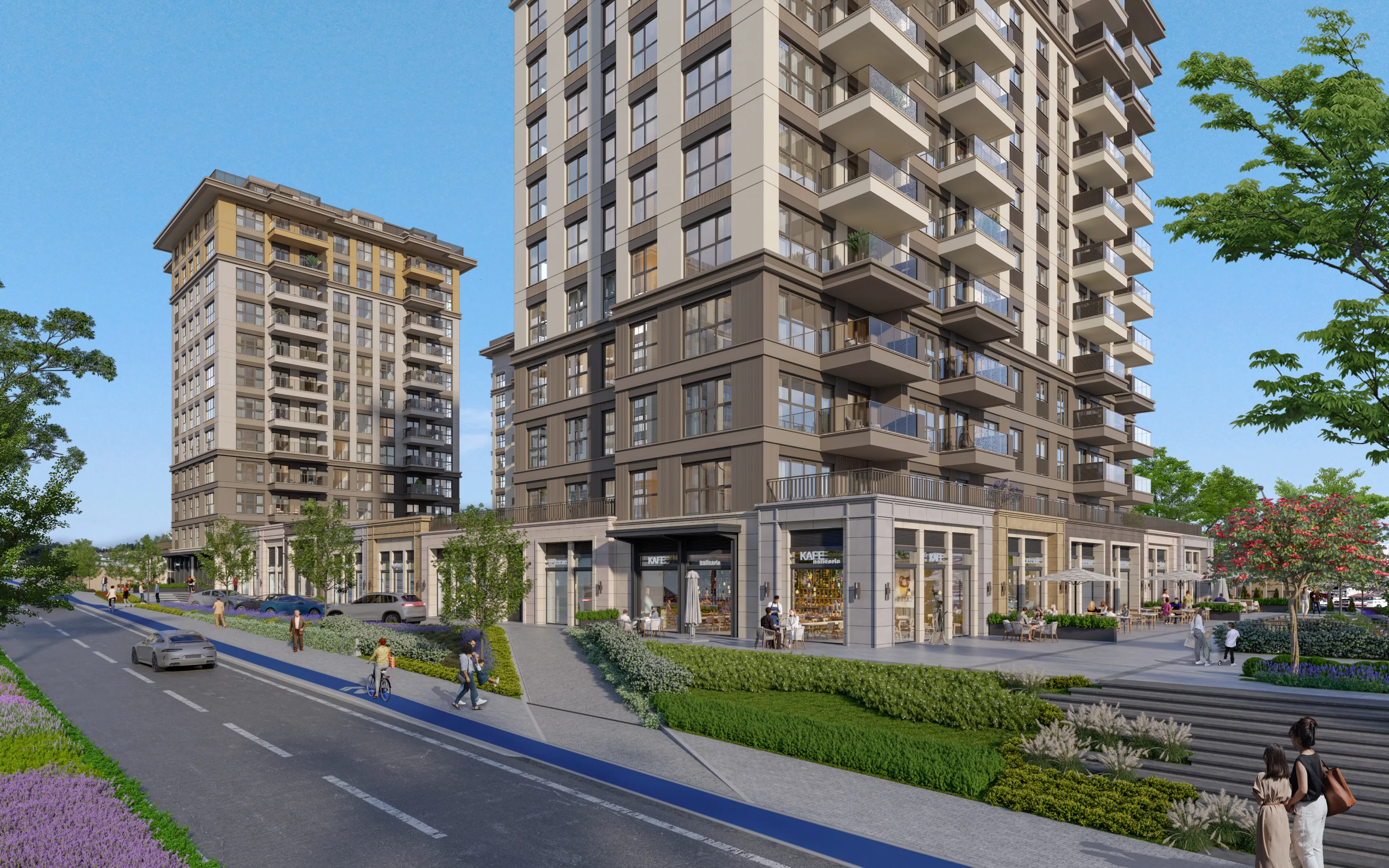 Küçükçekmece’de Satılık Daireler Deniz ve Göl Manzaralı Metro ve Marmaray’a Yakın Yatırımlık Proje