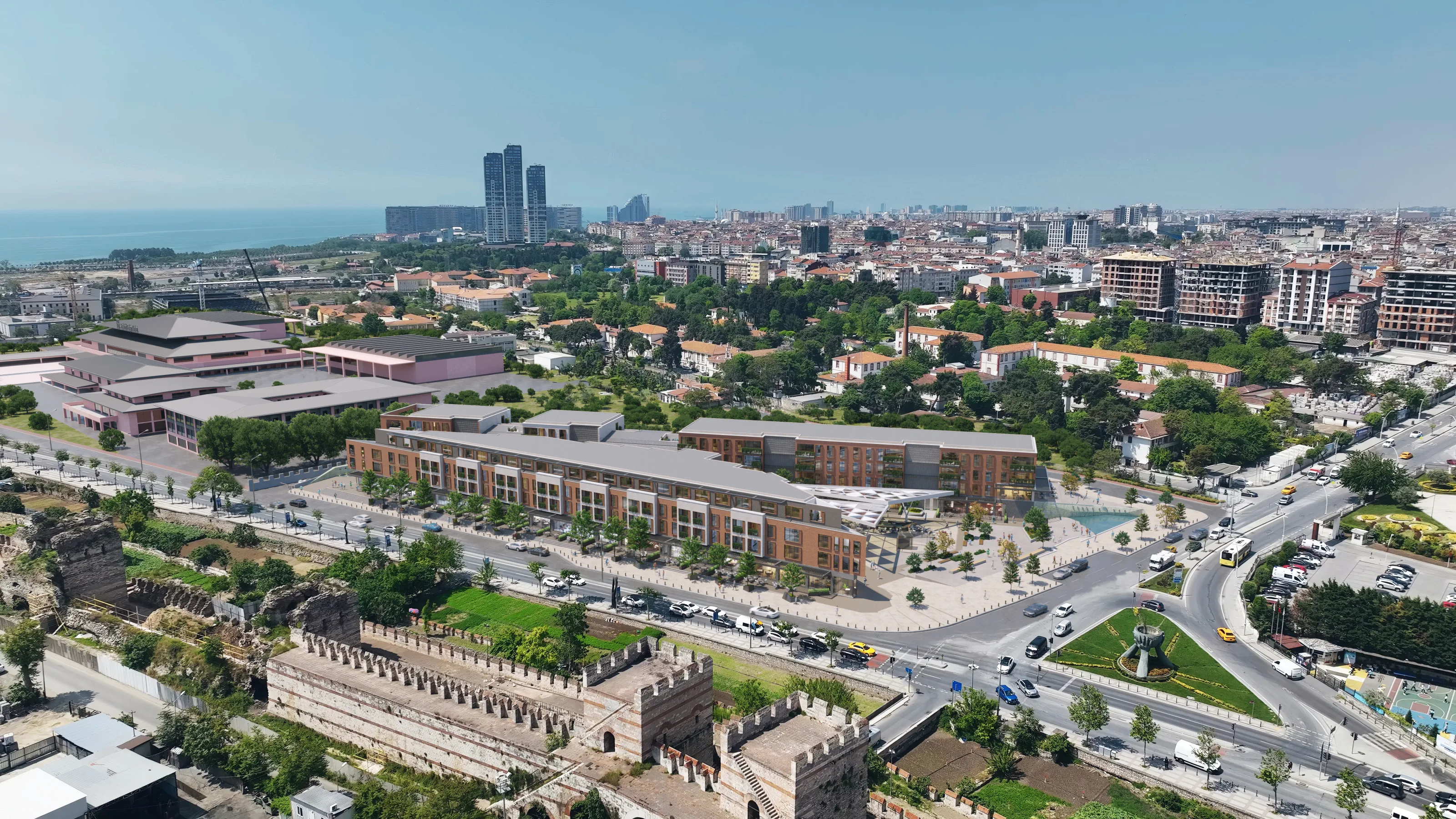 Zeytinburnu İstanbul’da Satılık Daireler Yatay Mimari Eski İstanbul Surlar İçinde Özel Proje