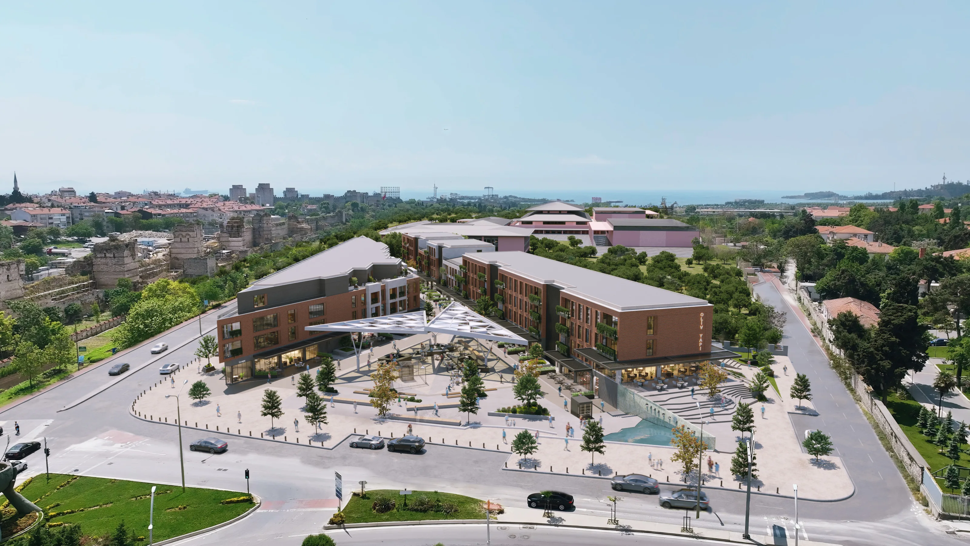 Zeytinburnu İstanbul’da Satılık Daireler Yatay Mimari Eski İstanbul Surlar İçinde Özel Proje