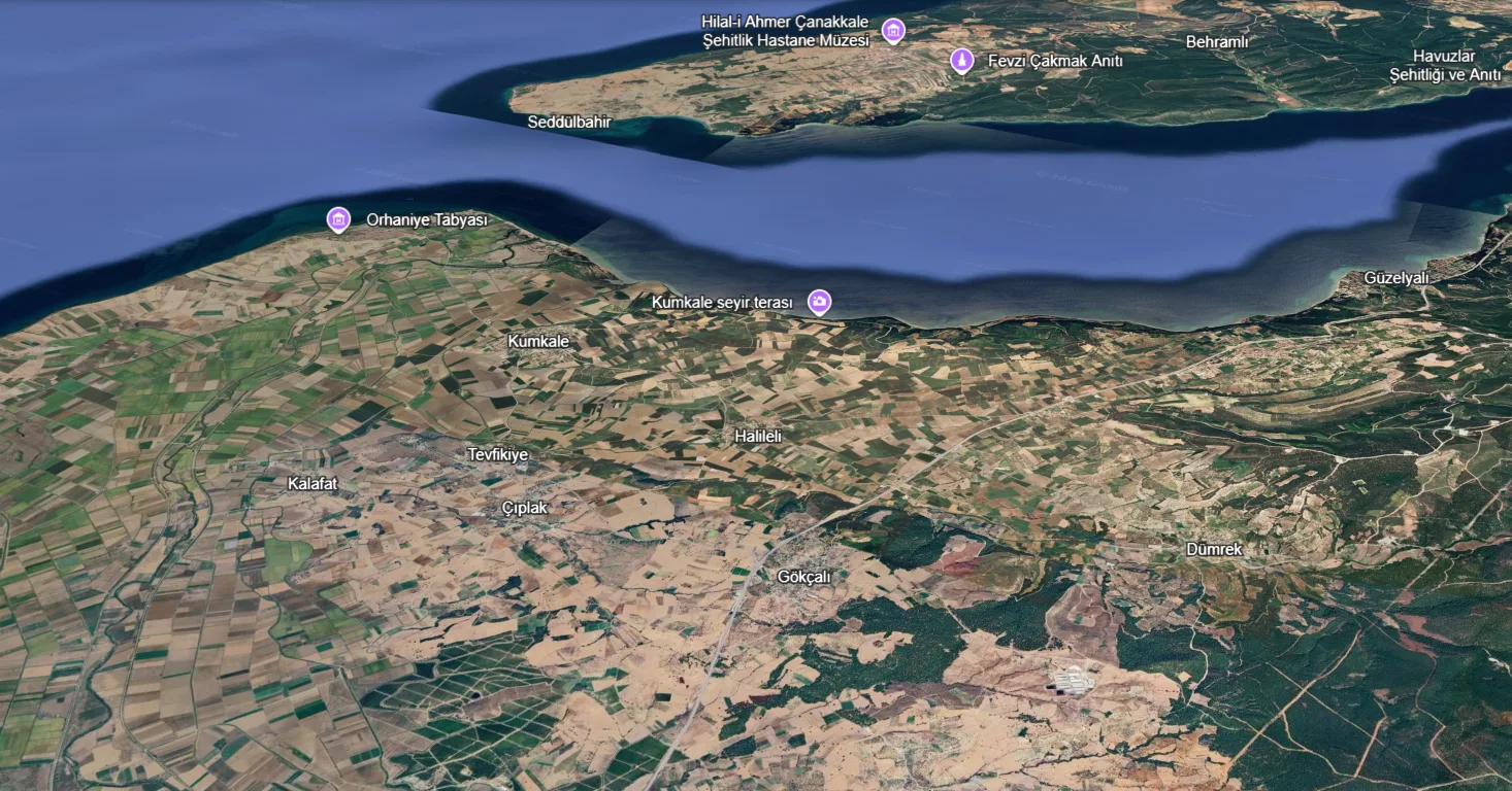 FOA'dan, Çanakkale Merkez Gökçalı Köyü, 2911 m² Müstakil Tapulu