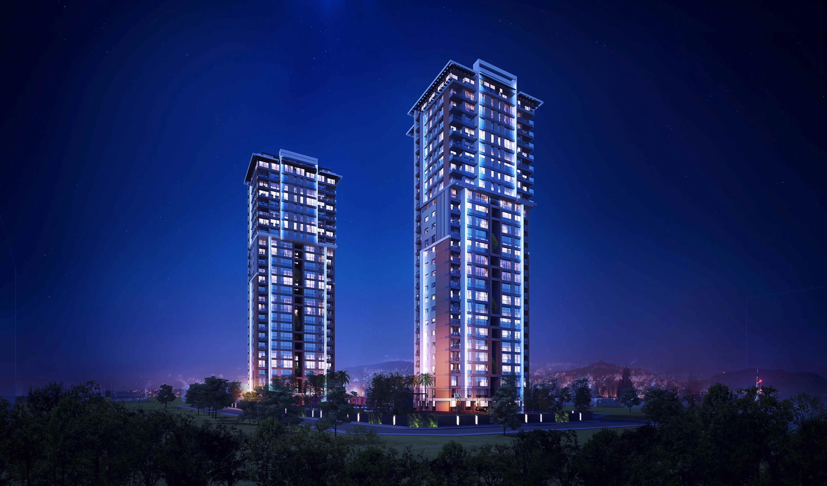 Sea View Apartments for Sale in Kartal Istanbul Near Marmaray Modern Project with Green Areas