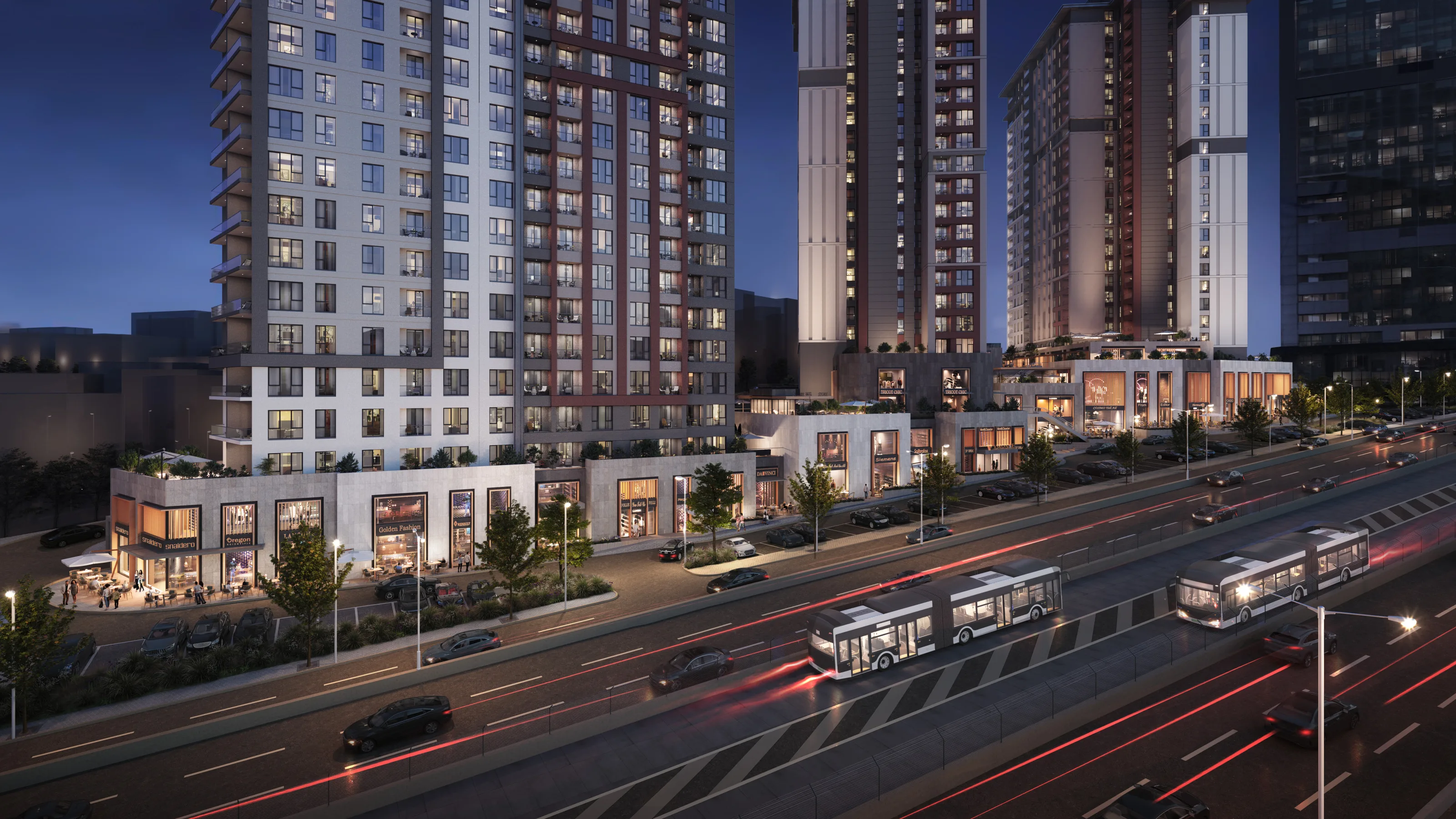 Investment Apartments for Sale Modern Brand Project with Balconies Near Malls Hospitals and Universities