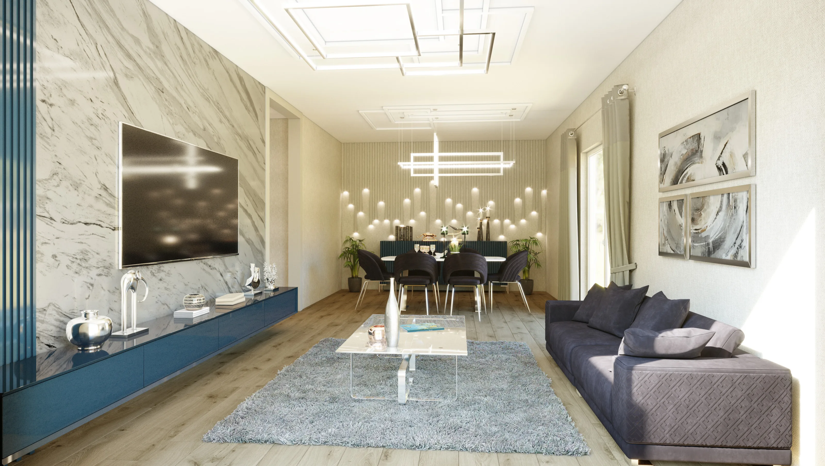 Investment Apartments for Sale Modern Brand Project with Balconies Near Malls Hospitals and Universities