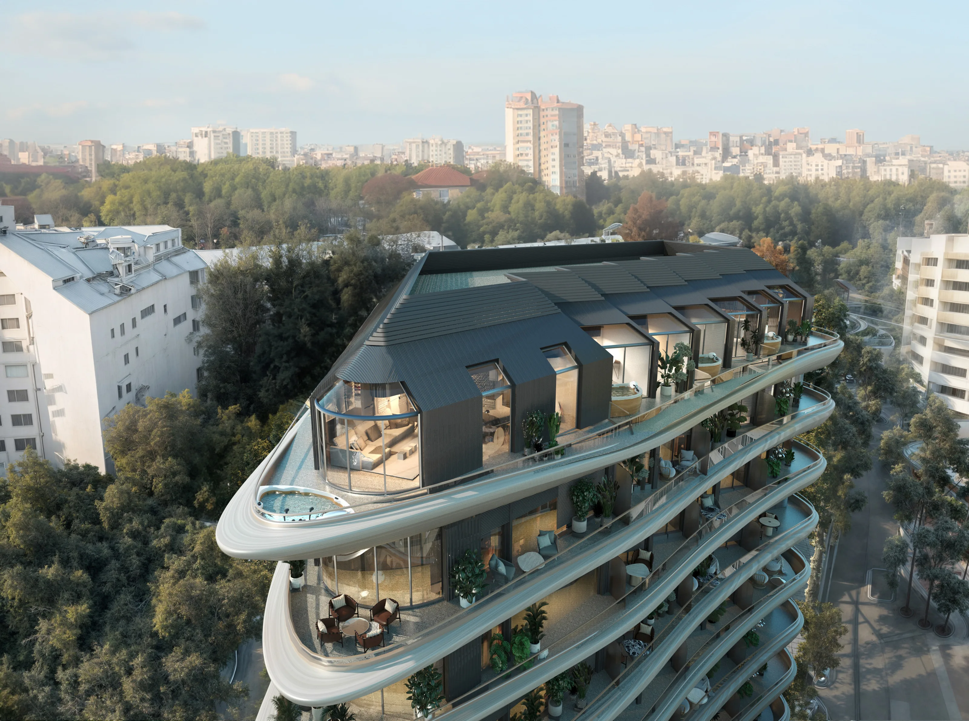 Apartments for Sale in Besiktas Istanbul Boutique Project with Commercial Units Duplex Options