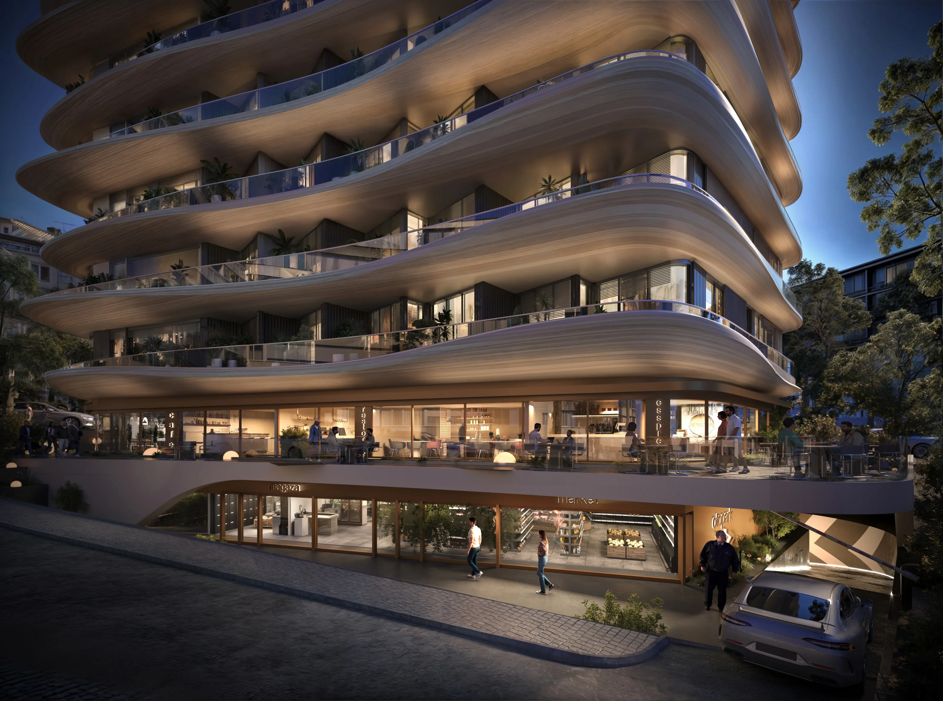 Apartments for Sale in Besiktas Istanbul Boutique Project with Commercial Units Duplex Options