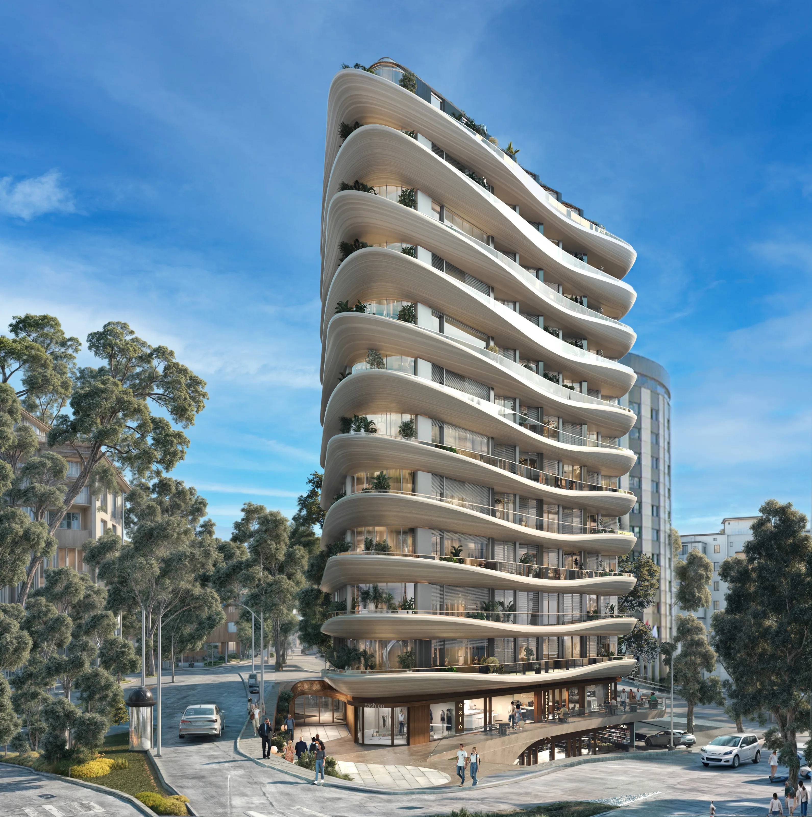 Apartments for Sale in Besiktas Istanbul Boutique Project with Commercial Units Duplex Options