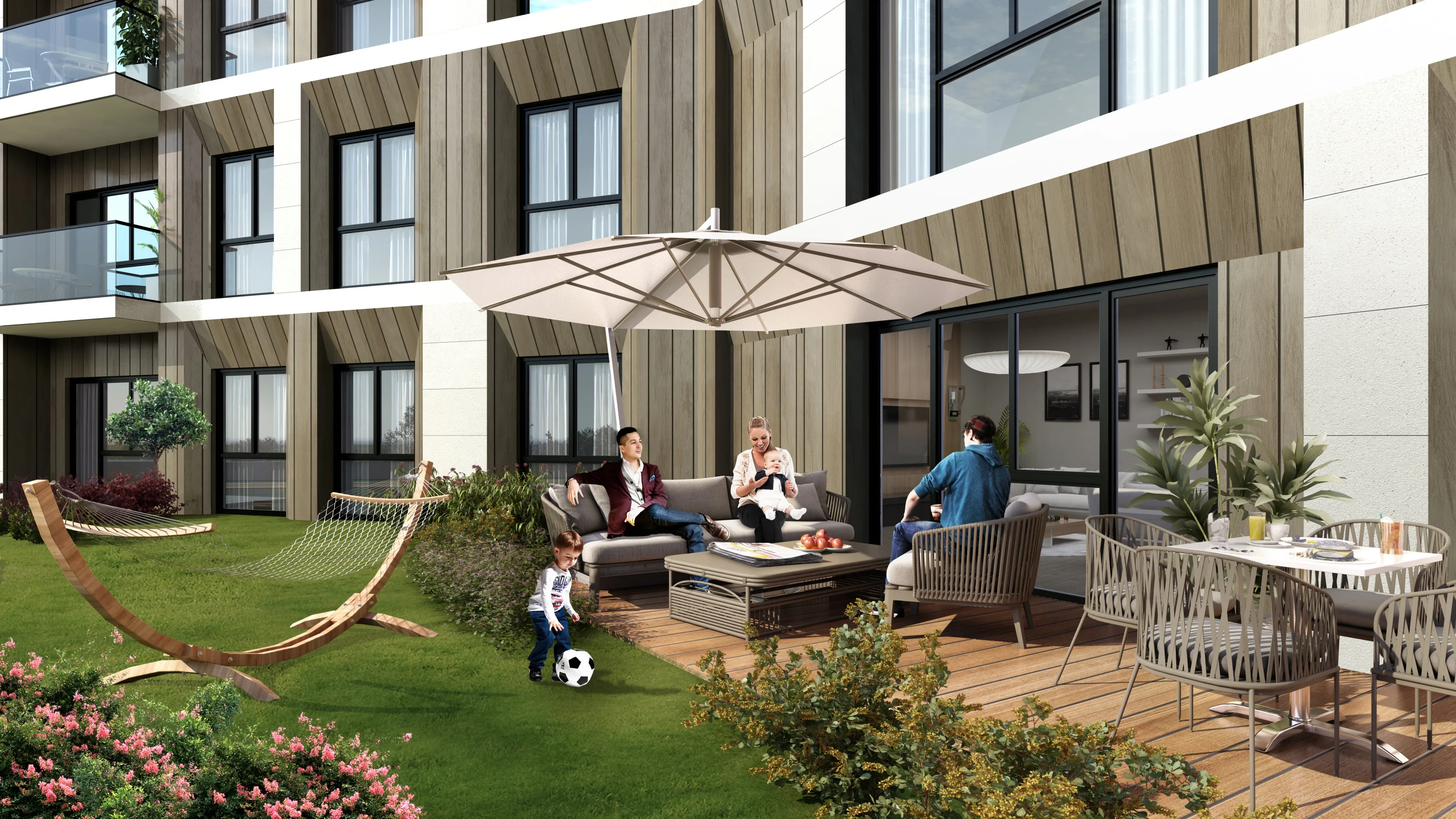 Apartments for Sale in Kucukcekmece Sefakoy Istanbul Mixed Use Project Near Metrobus and E5