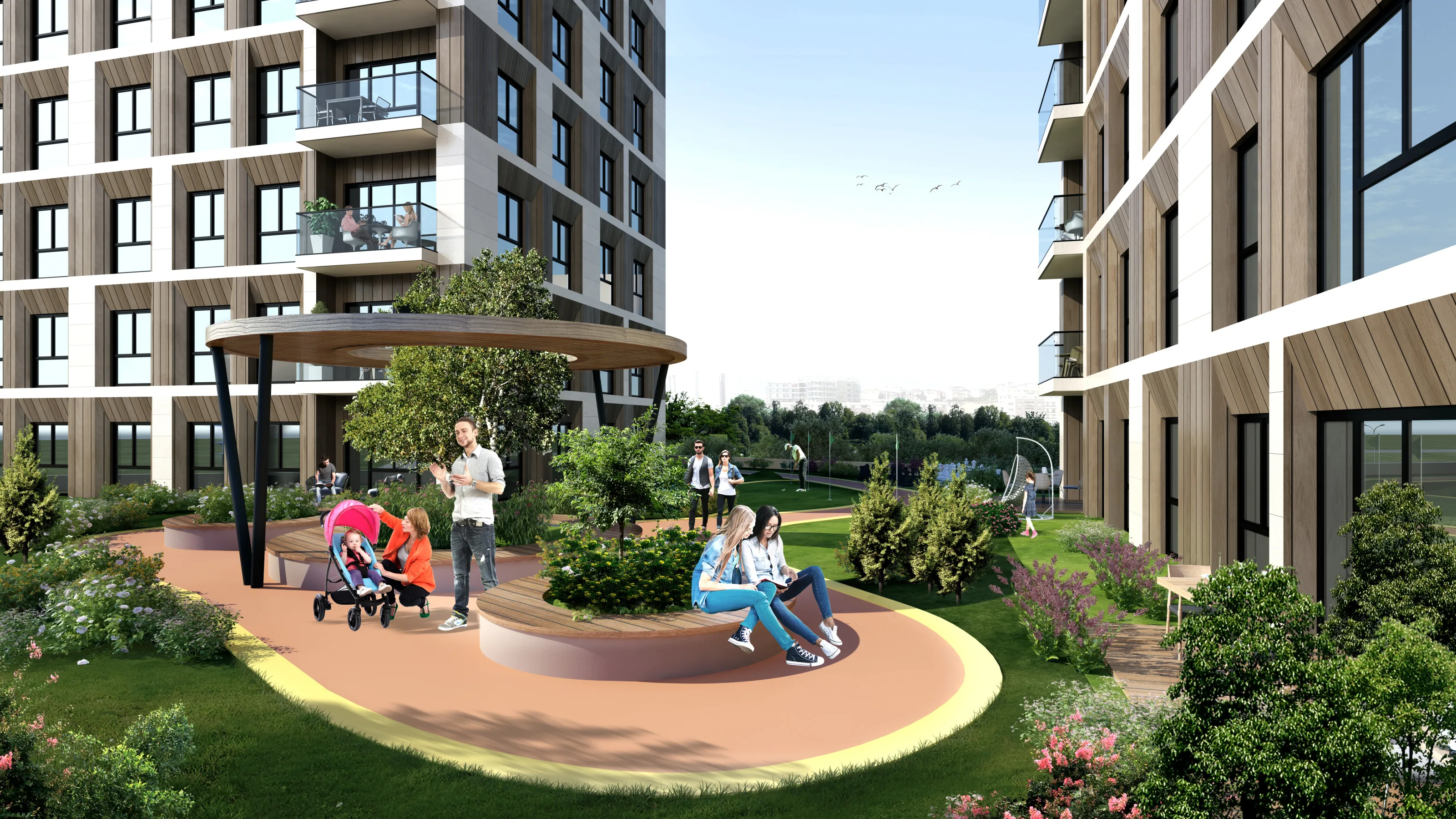 Apartments for Sale in Kucukcekmece Sefakoy Istanbul Mixed Use Project Near Metrobus and E5