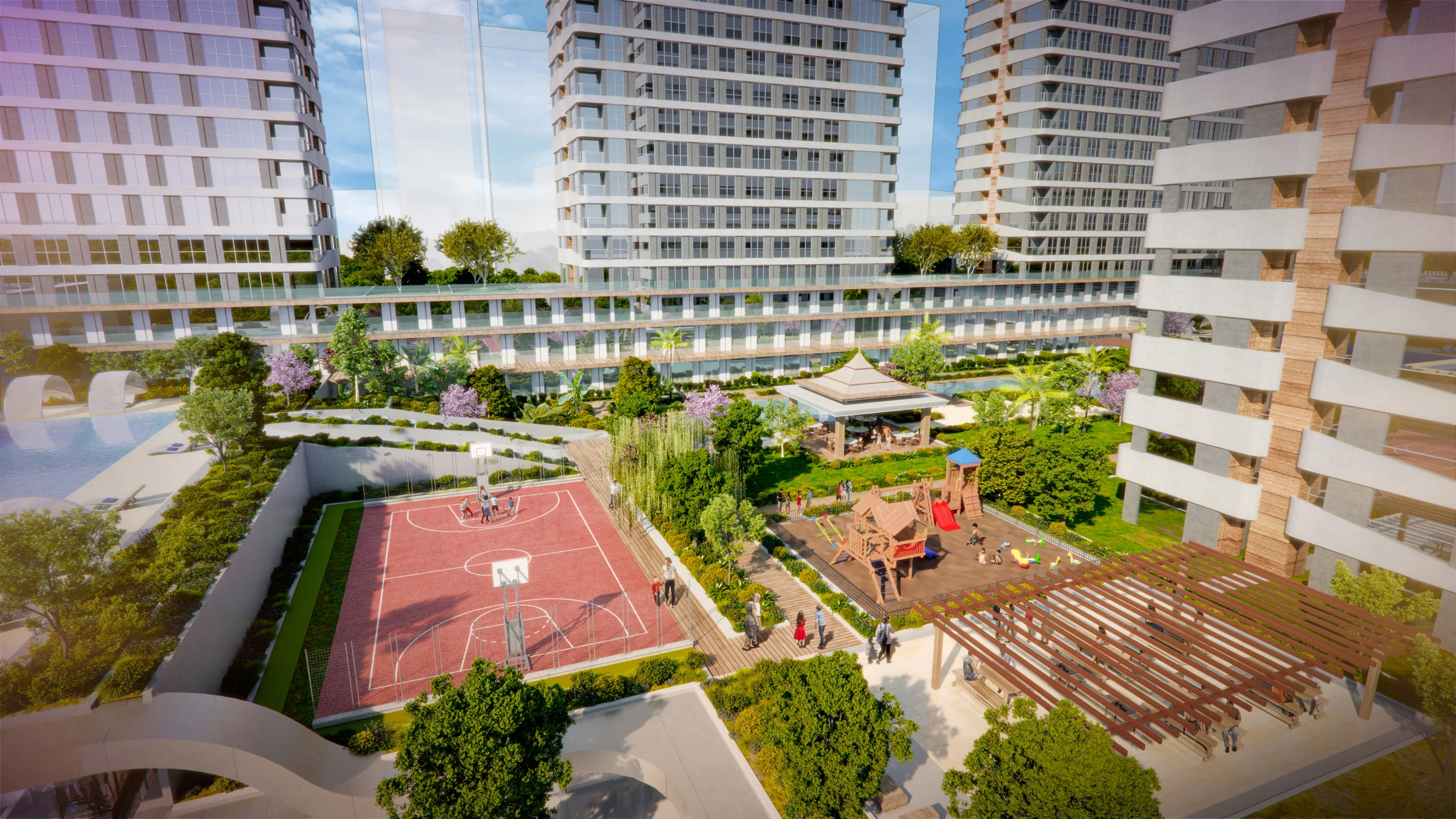 Apartments for Sale in Esenyurt Istanbul Large Scale Project with Towers Close to Malls and Transport