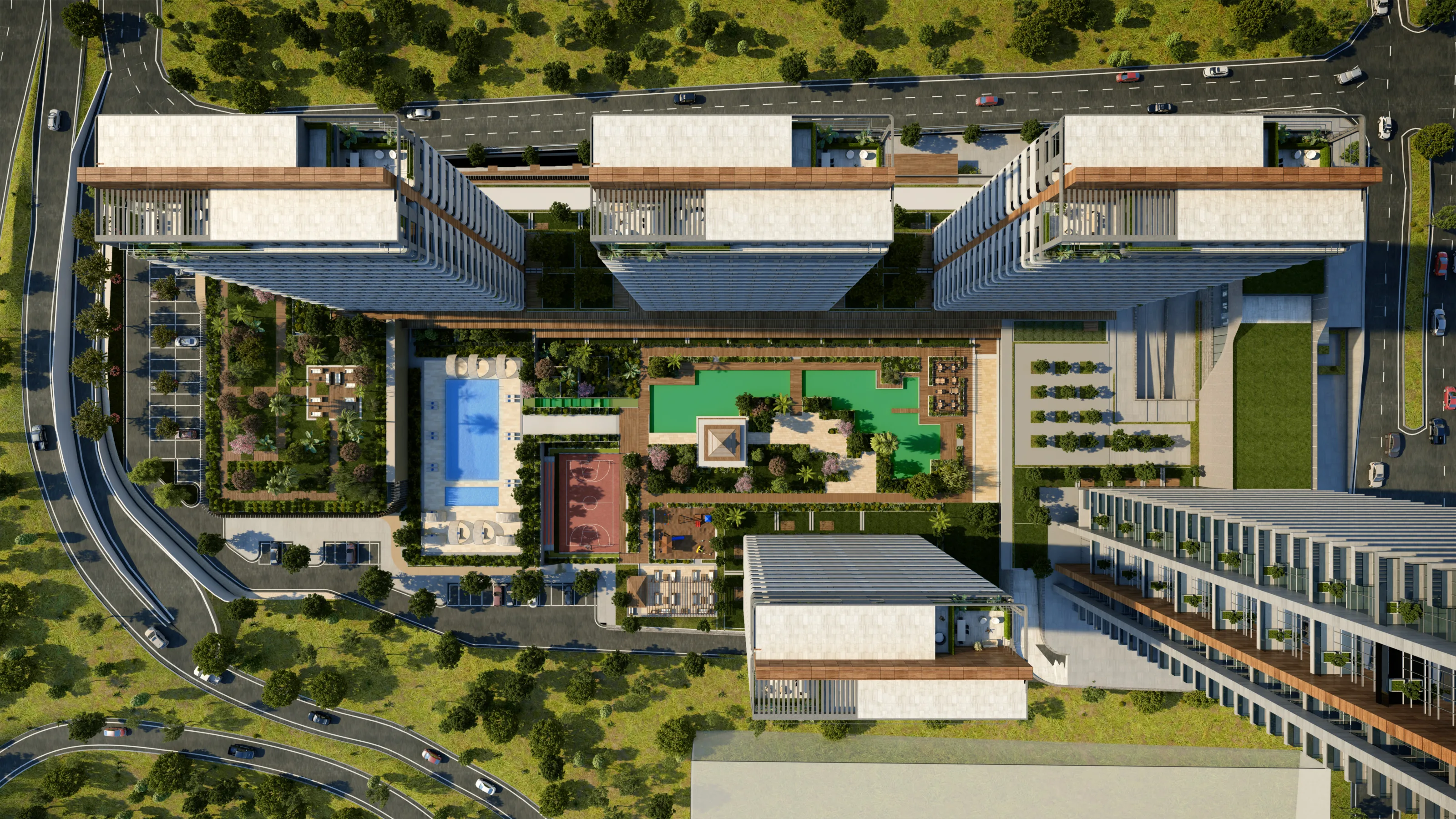 Apartments for Sale in Esenyurt Istanbul Large Scale Project with Towers Close to Malls and Transport