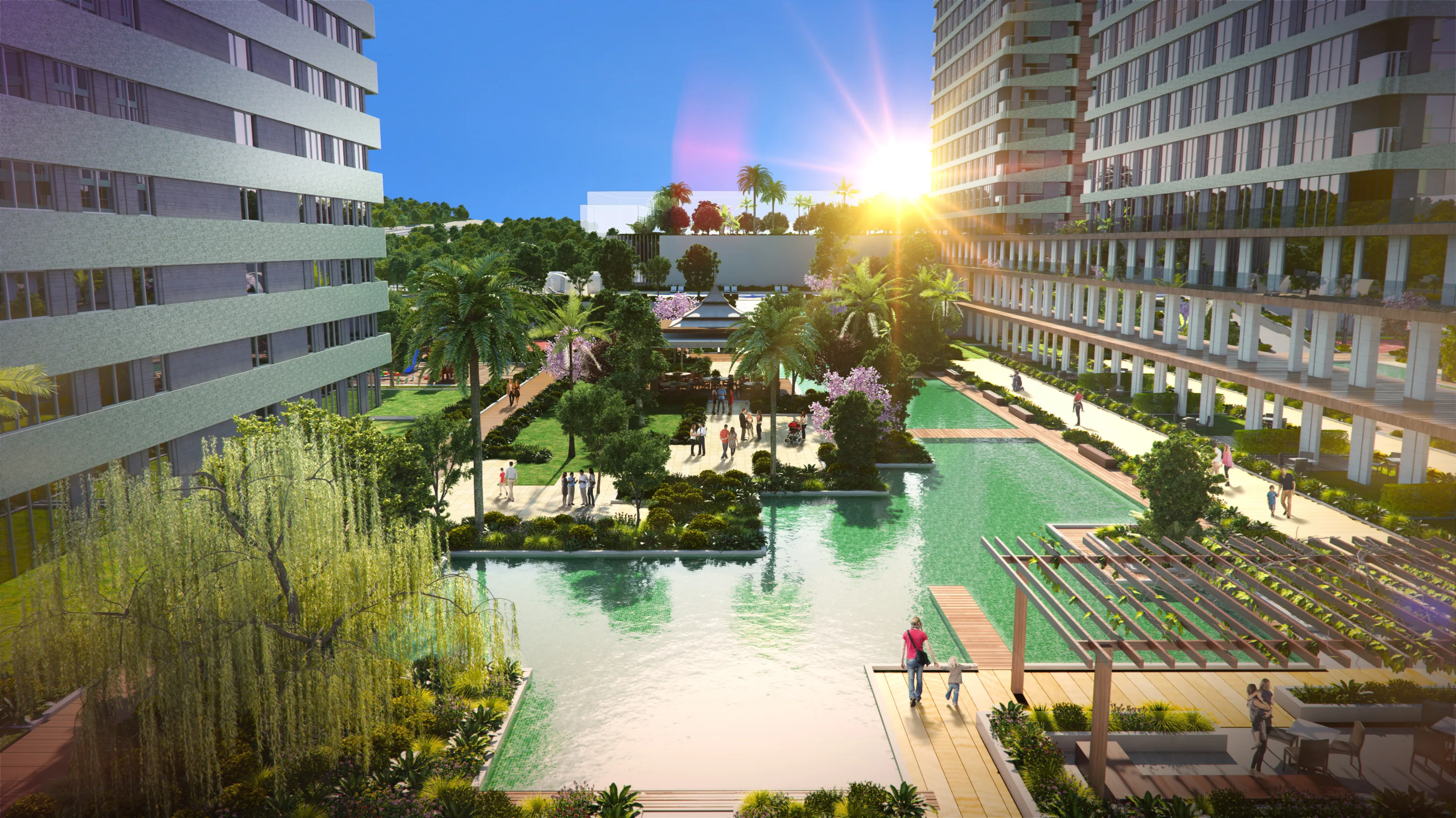 Apartments for Sale in Esenyurt Istanbul Large Scale Project with Towers Close to Malls and Transport