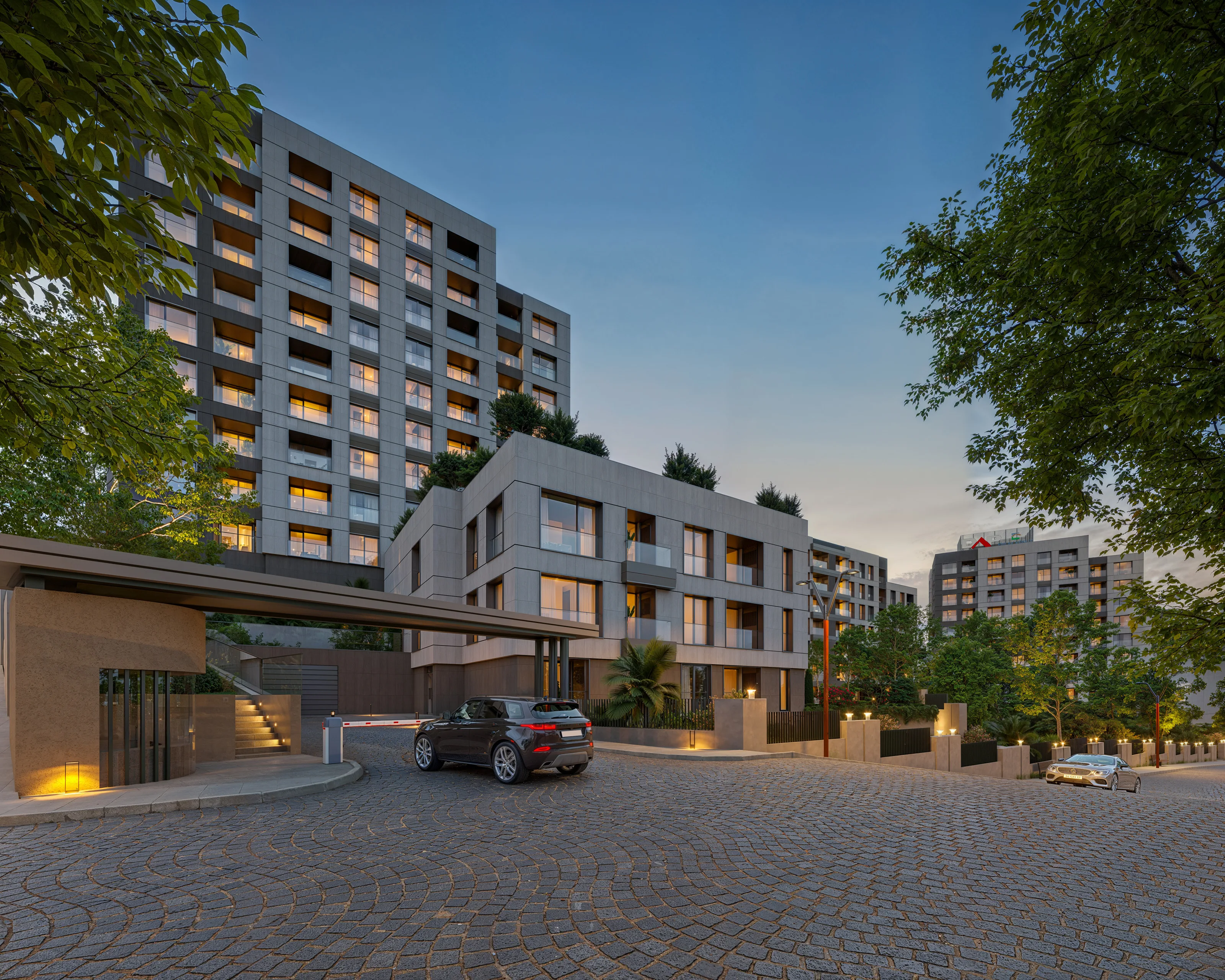 Квартиры в Аташехире Стамбул престижный проект с горизонтальной архитектурой рядом с финансовым центром