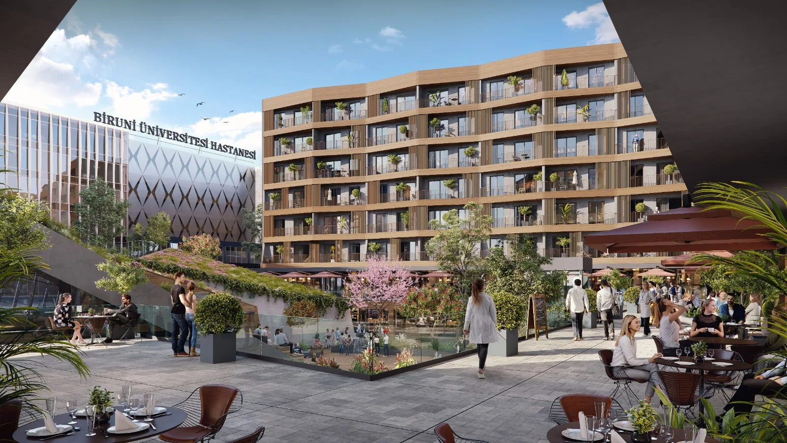 Медицинские апартаменты в Сефакёй Стамбул инвестиционный проект рядом с университетом и ТЦ