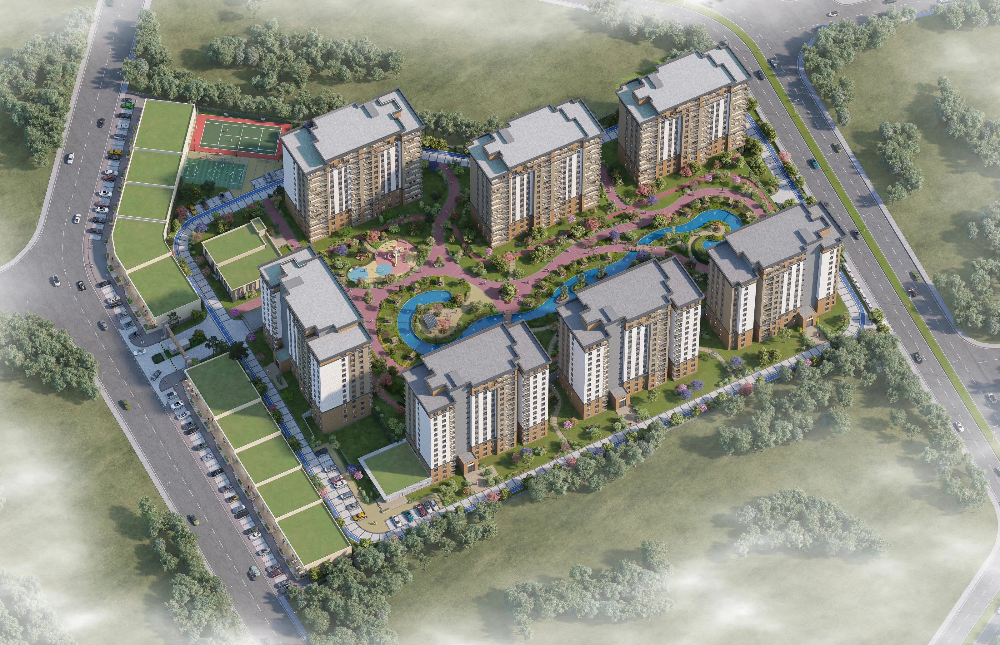 Bahçeşehir İstanbul’da Satılık Daireler Göl ve Deniz Manzaralı Metro Marmaray ve TEM’e Yakın