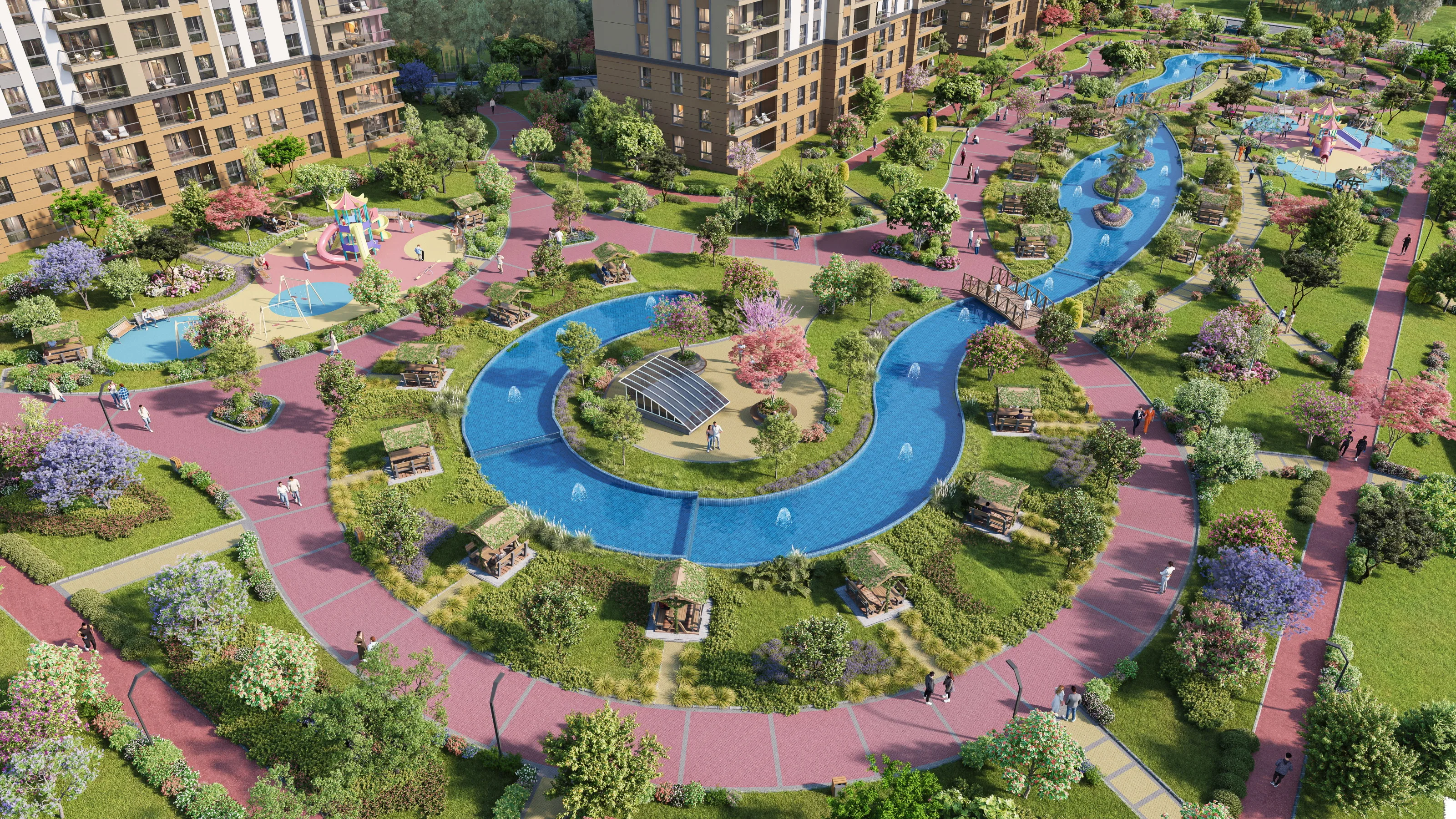 Bahçeşehir İstanbul’da Satılık Daireler Göl ve Deniz Manzaralı Metro Marmaray ve TEM’e Yakın