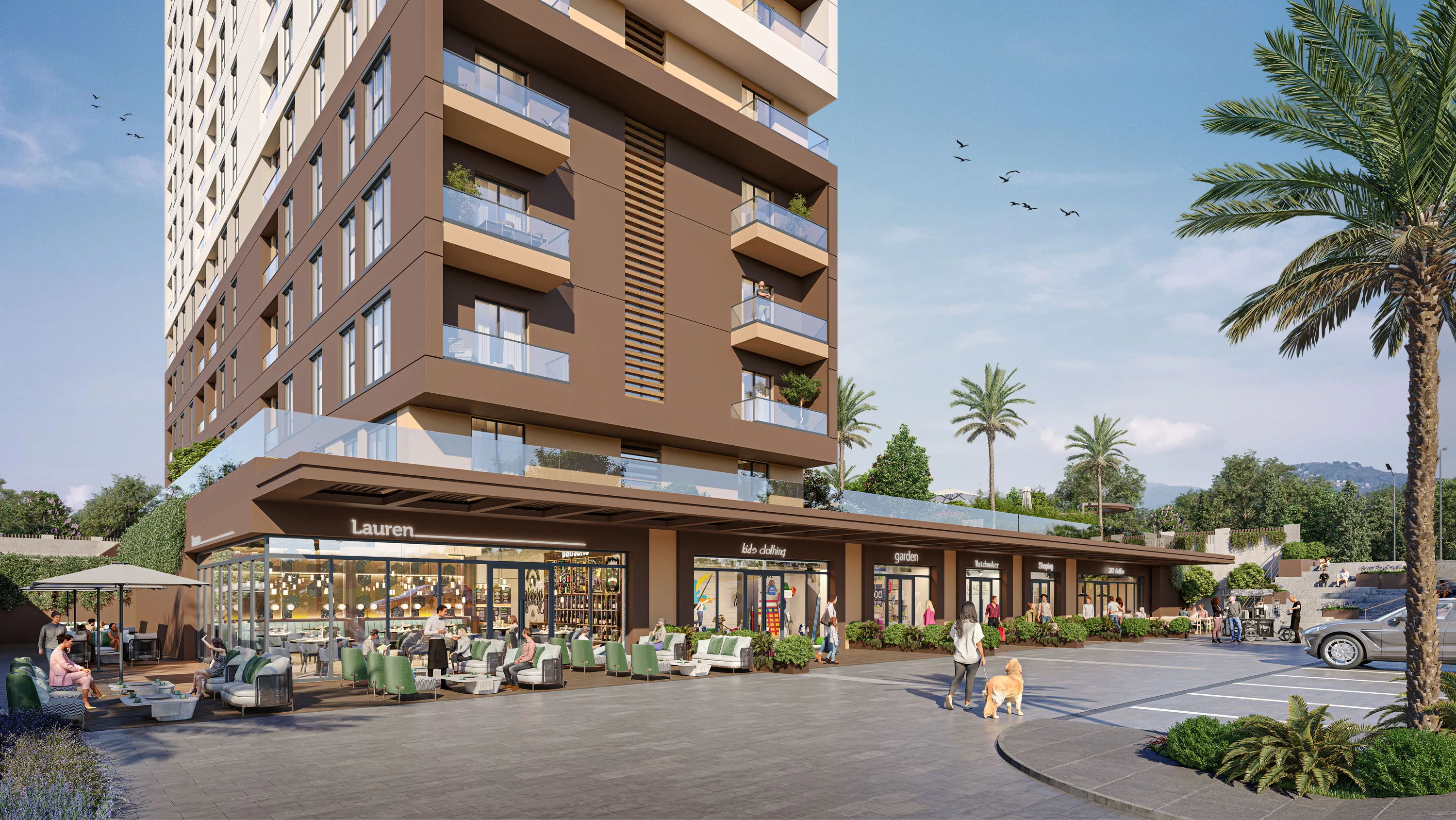 Квартиры в Топкапы Стамбул рядом с транспортом университетами и больницами современный проект