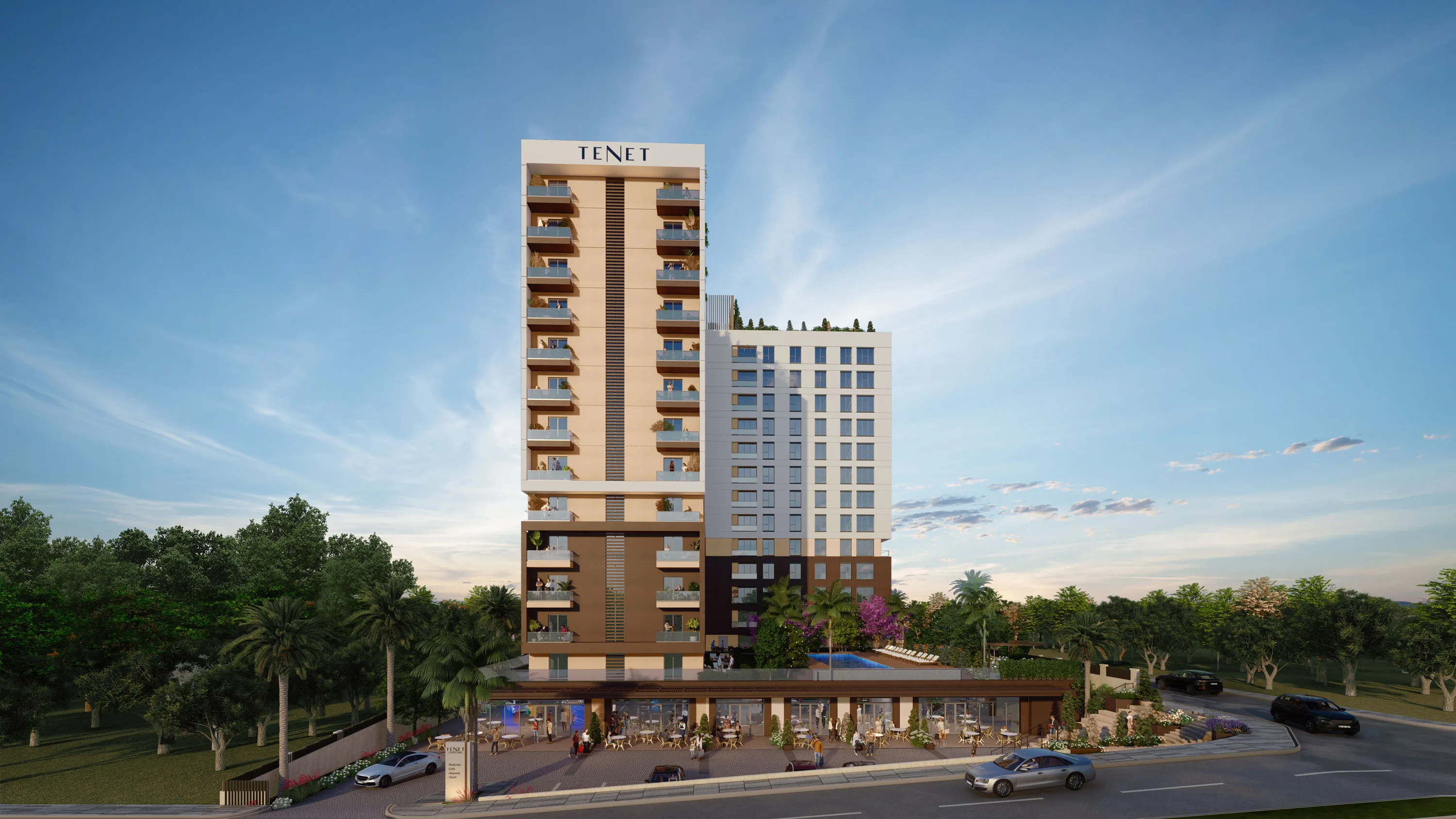 Квартиры в Топкапы Стамбул рядом с транспортом университетами и больницами современный проект