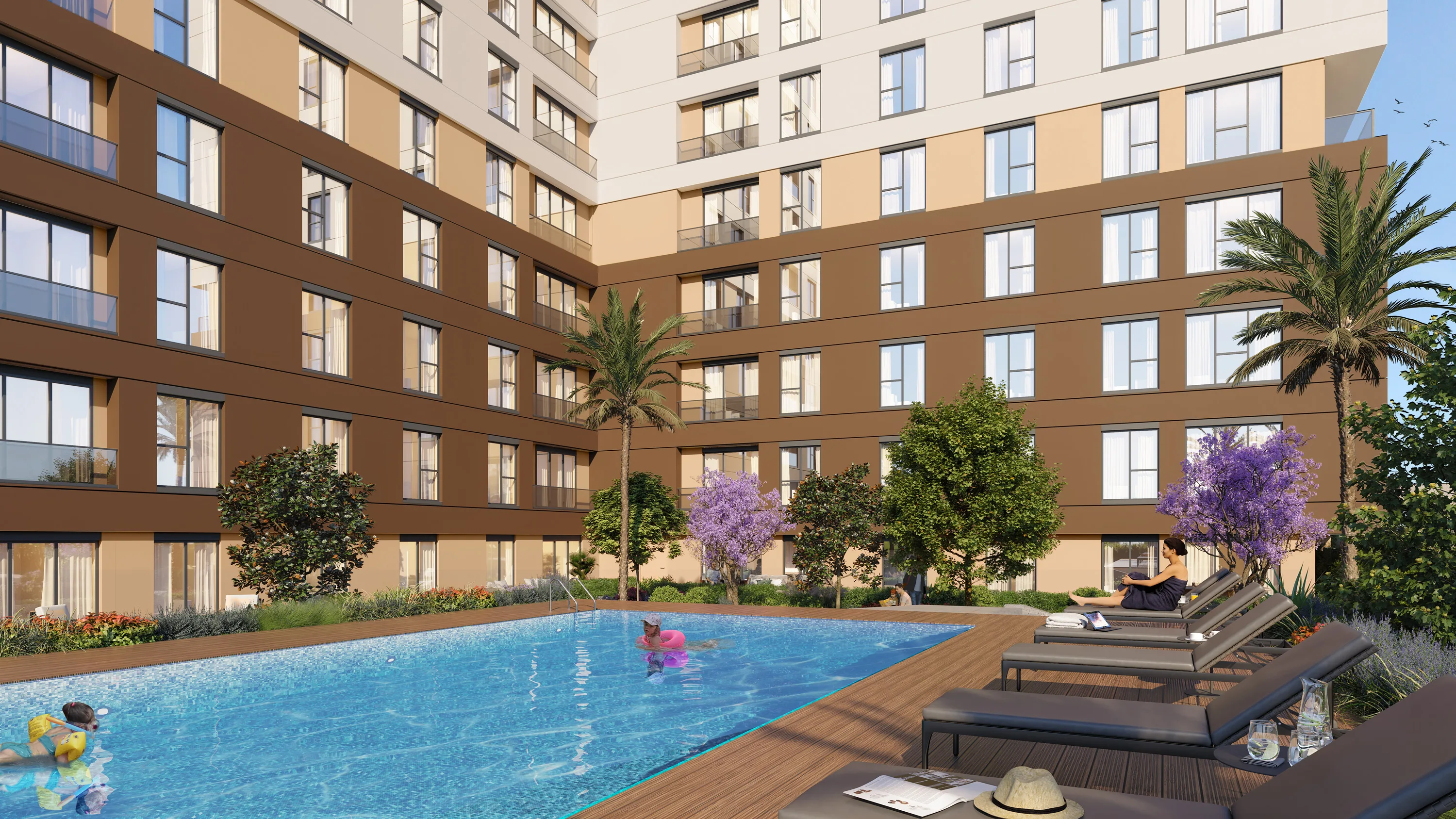 Квартиры в Топкапы Стамбул рядом с транспортом университетами и больницами современный проект