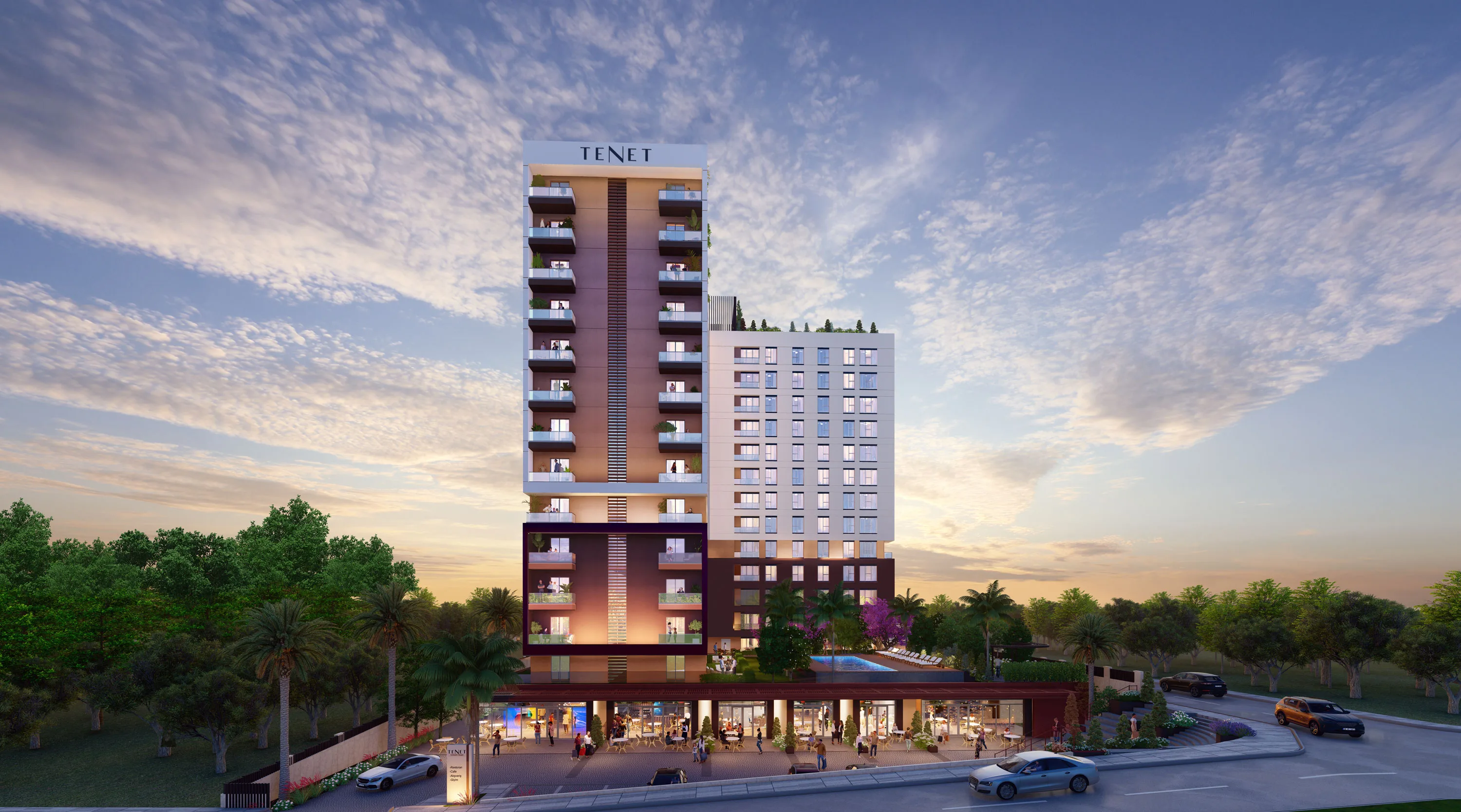 Квартиры в Топкапы Стамбул рядом с транспортом университетами и больницами современный проект